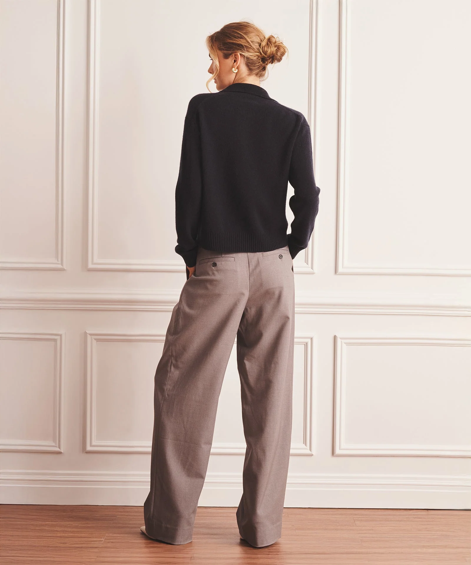 Collared Cashmere Cardigan - Image 7