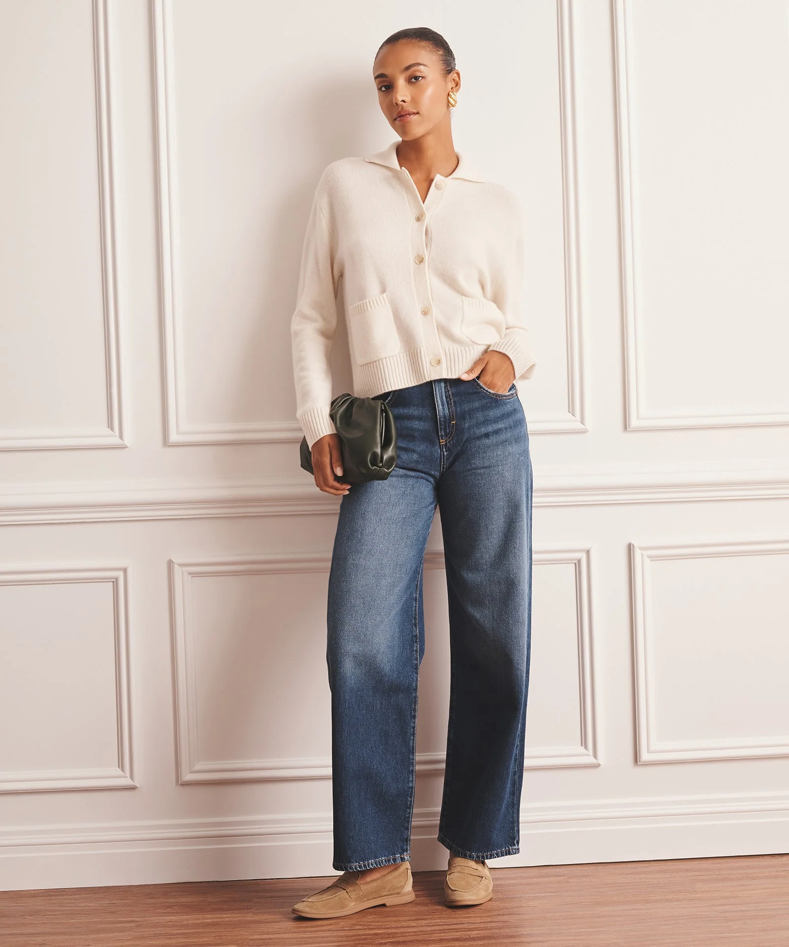 Collared Cashmere Cardigan - Image 8