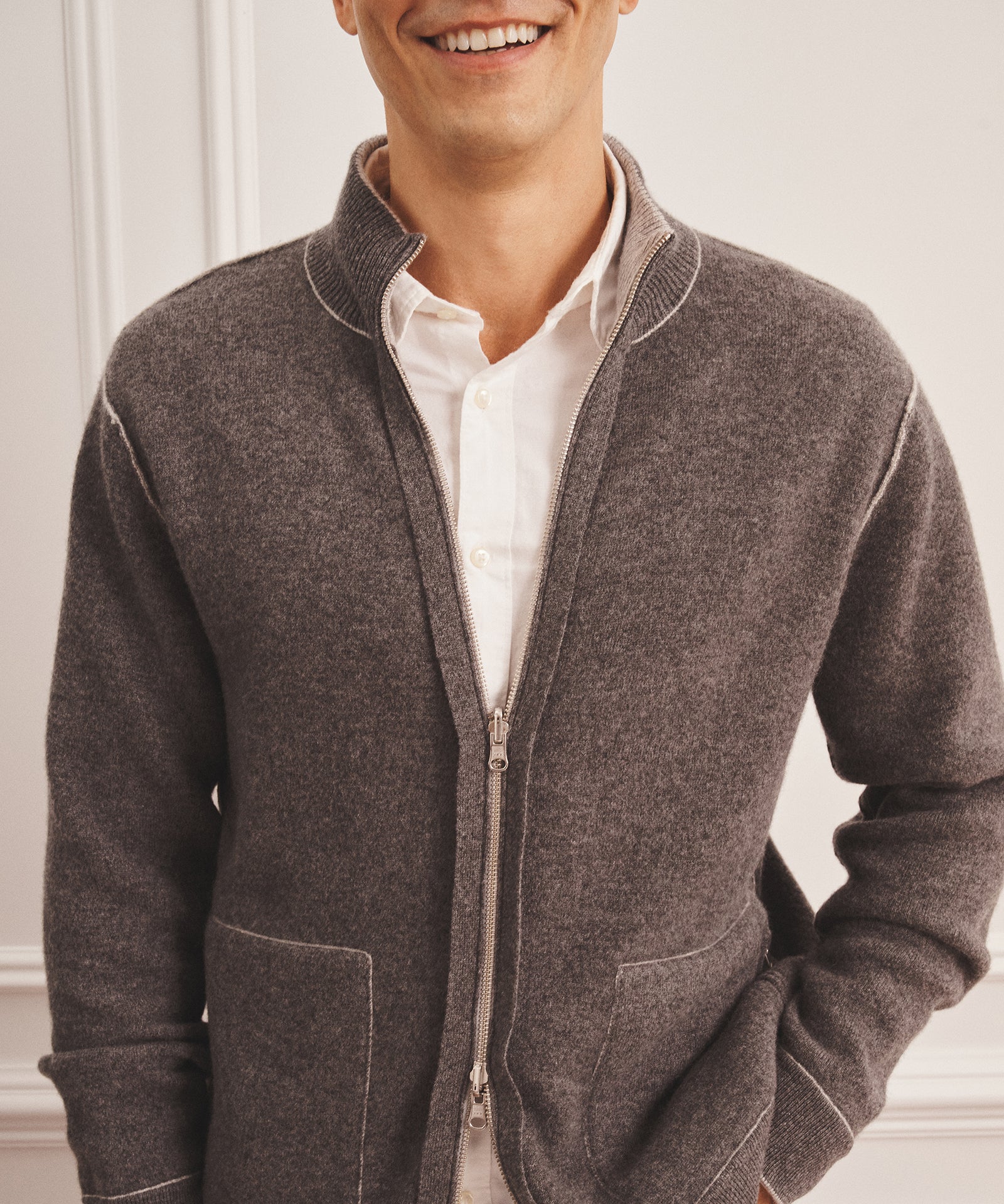 Luxe Cashmere Double Faced Jacket - Image 5