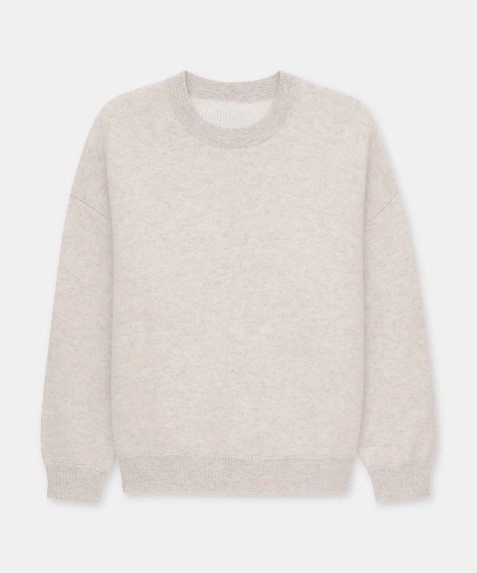 Super Luxe Cashmere Double Faced Crewneck - Image 2