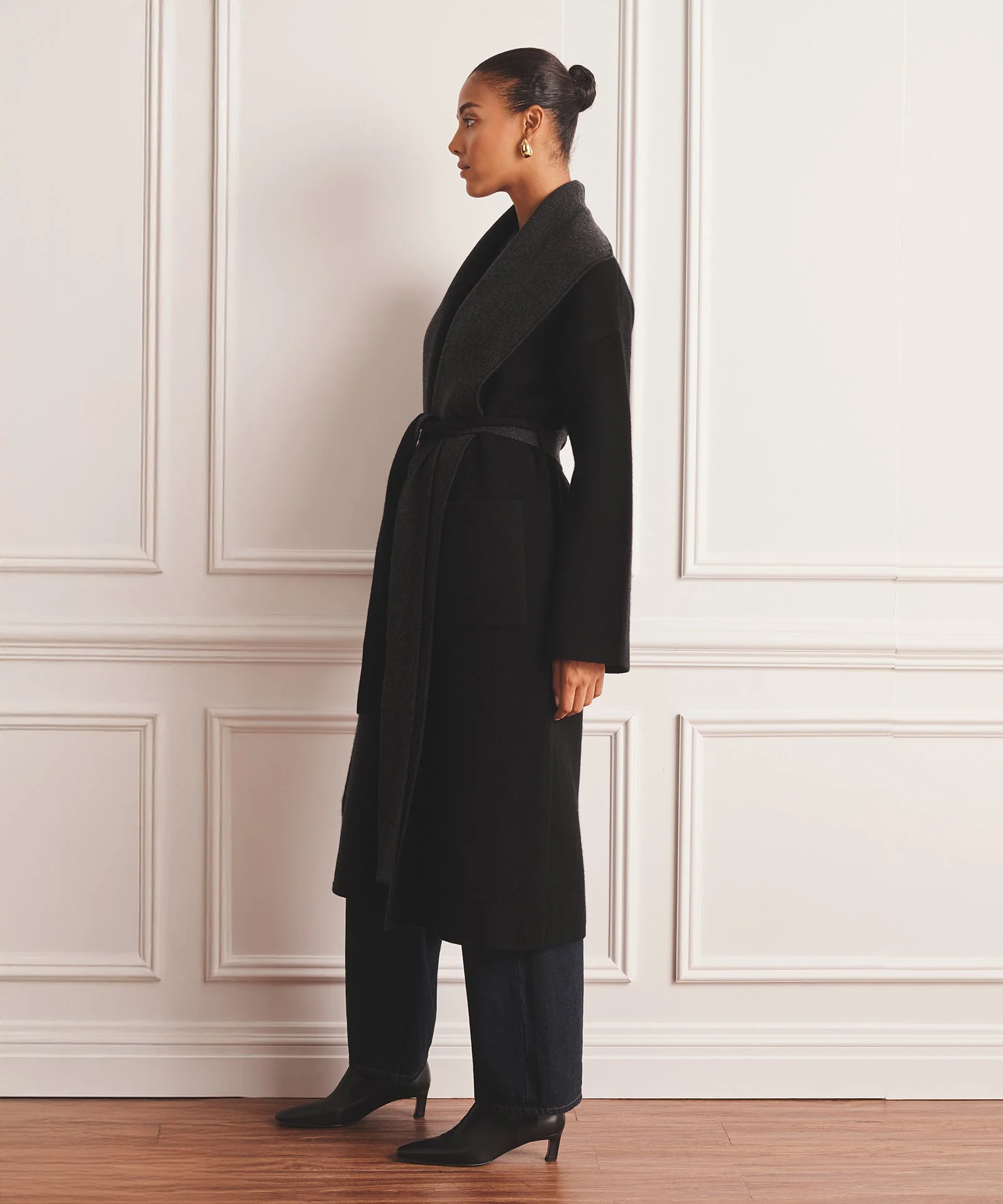 Super Luxe Cashmere Double Faced Coat - Image 19