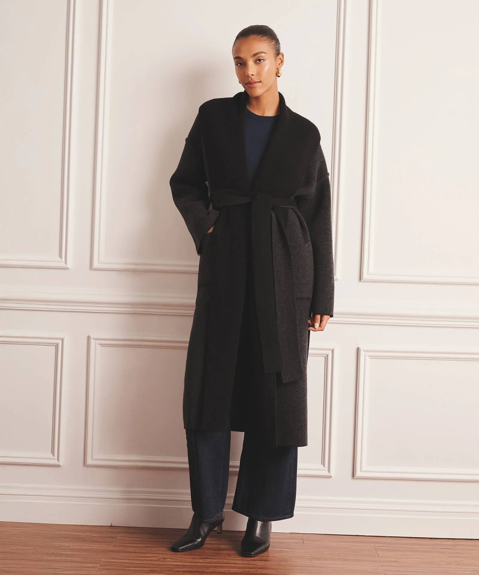 Super Luxe Cashmere Double Faced Coat - Image 20