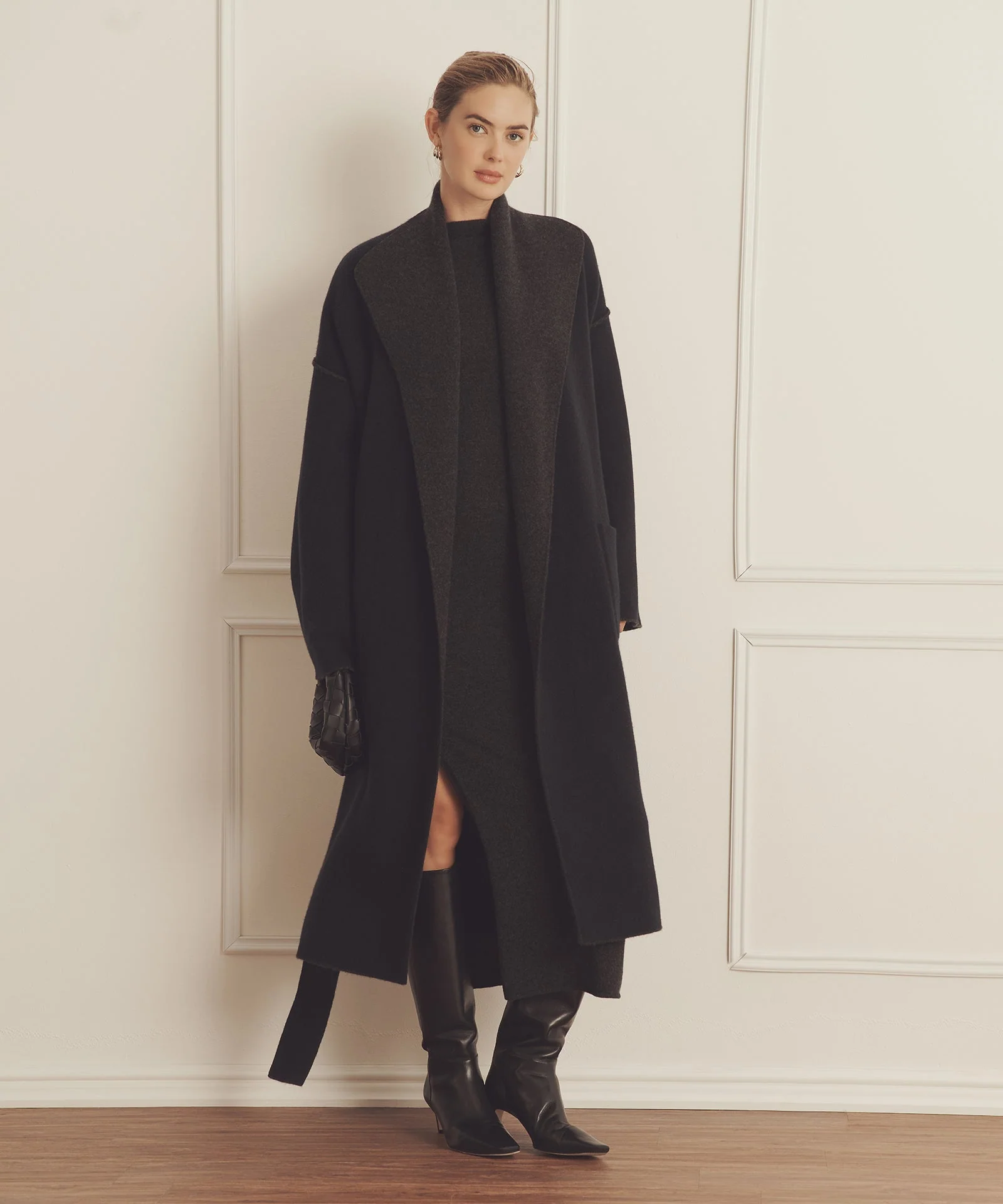 Super Luxe Cashmere Double Faced Coat - Image 6