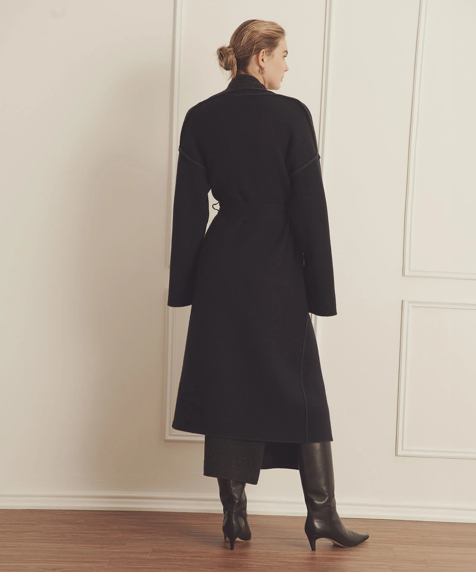 Super Luxe Cashmere Double Faced Coat - Image 9