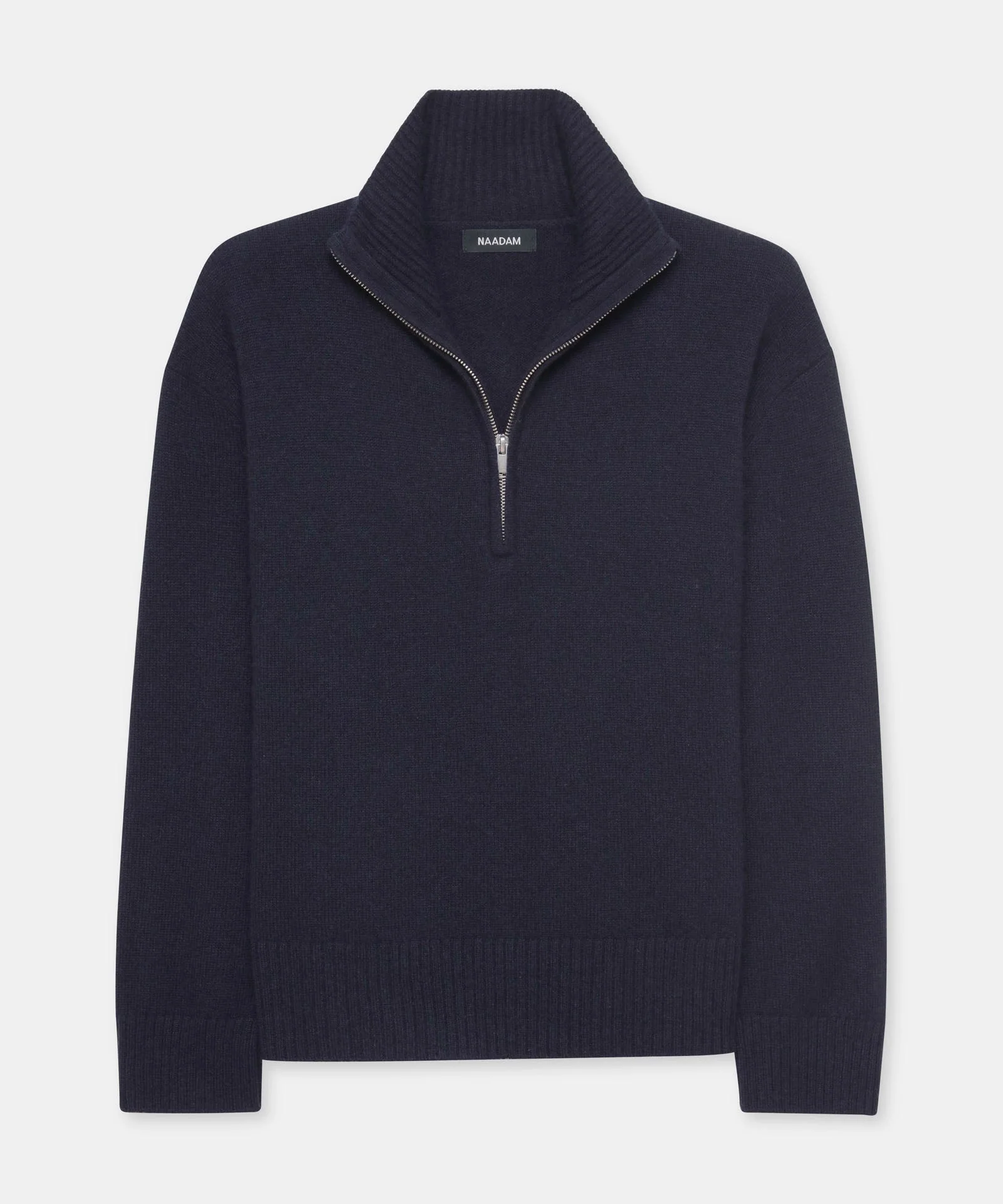 Luxe Cashmere High Neck Quarter Zip - Image 10