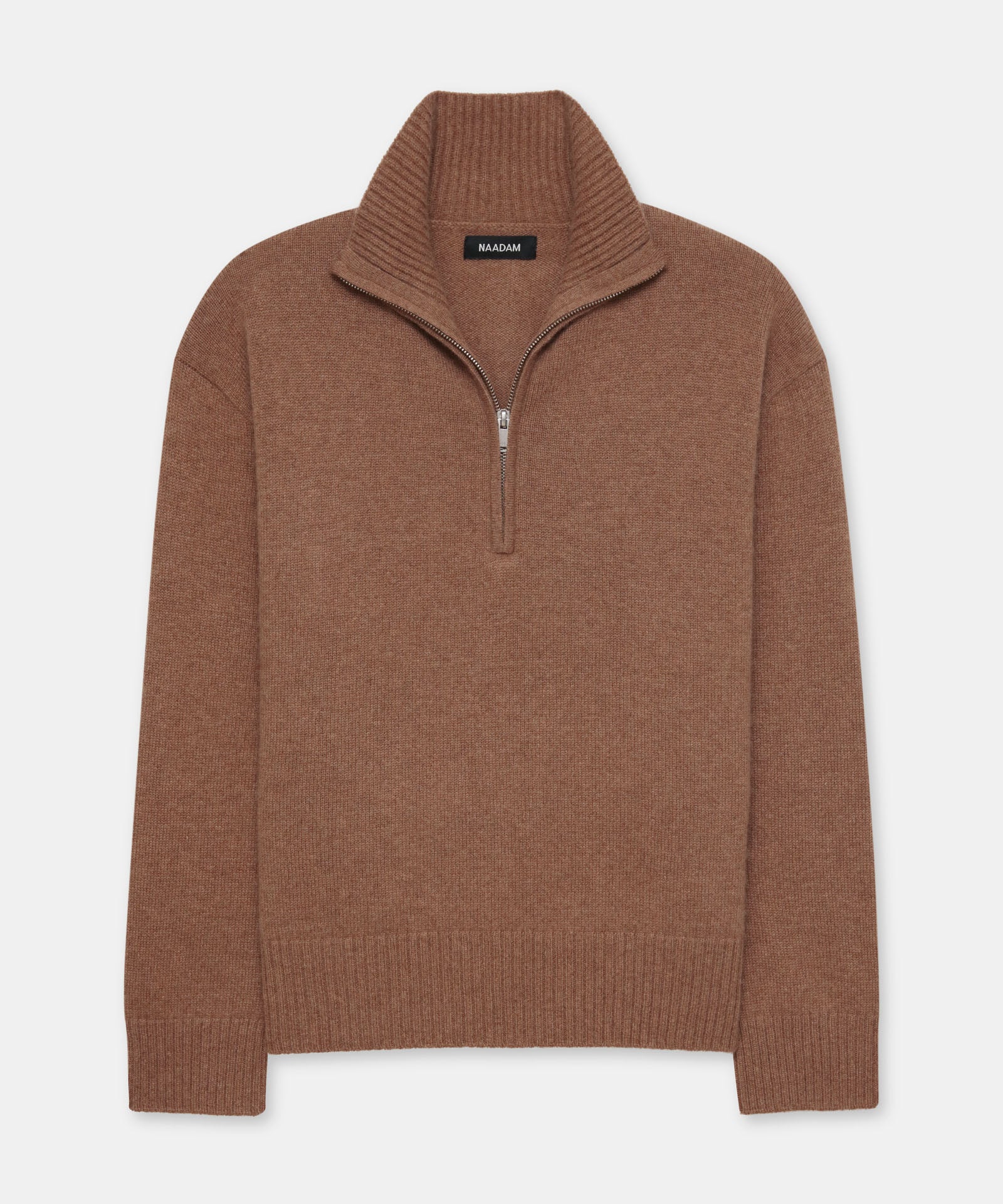 Luxe Cashmere High Neck Quarter Zip - Image 11