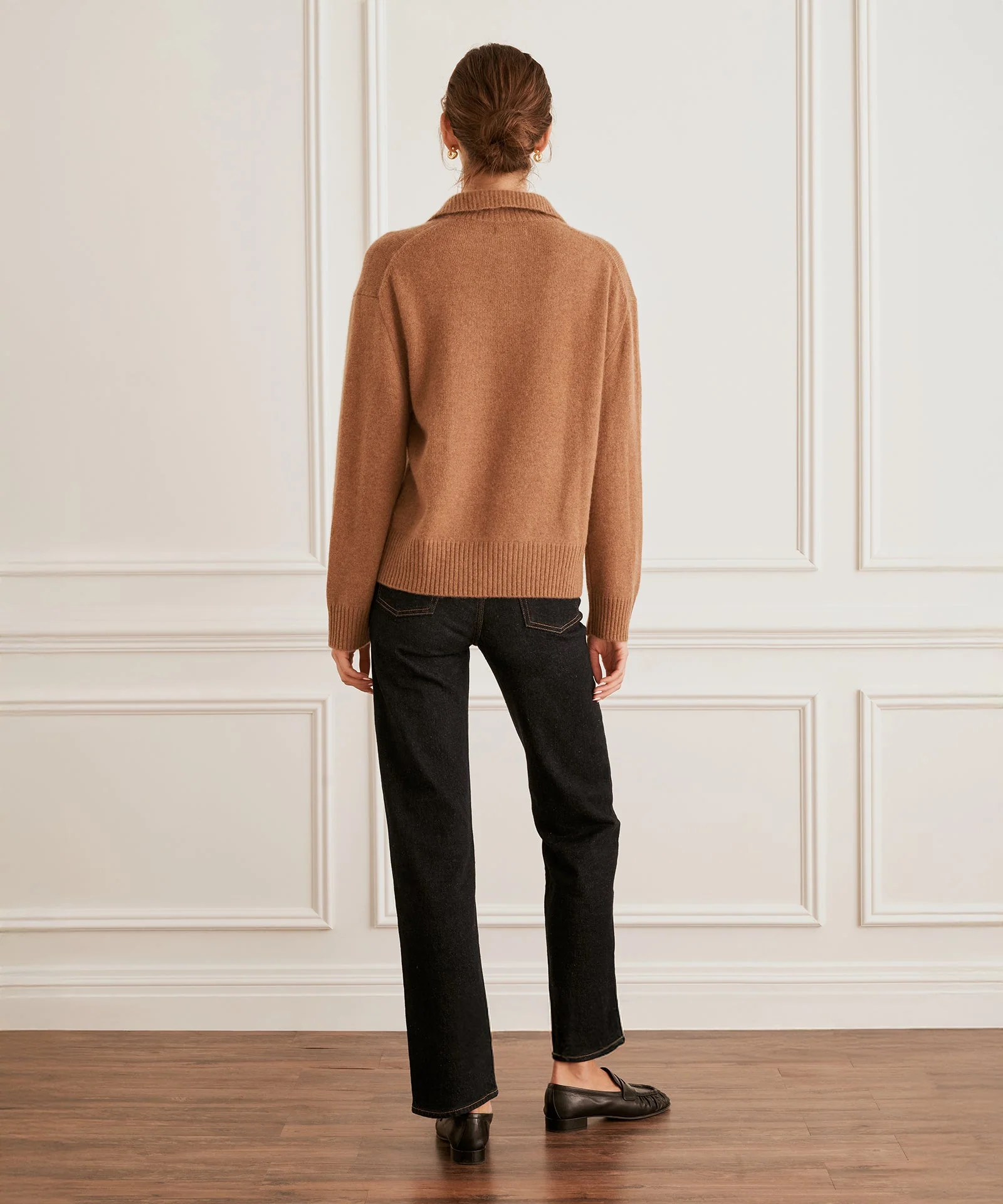 Luxe Cashmere High Neck Quarter Zip - Image 7