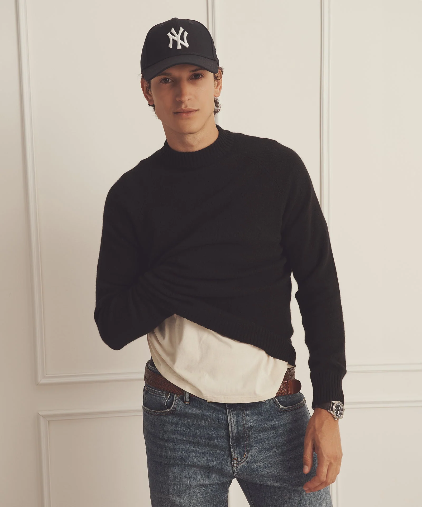 Luxe Cashmere Raglan Crewneck - Image 11