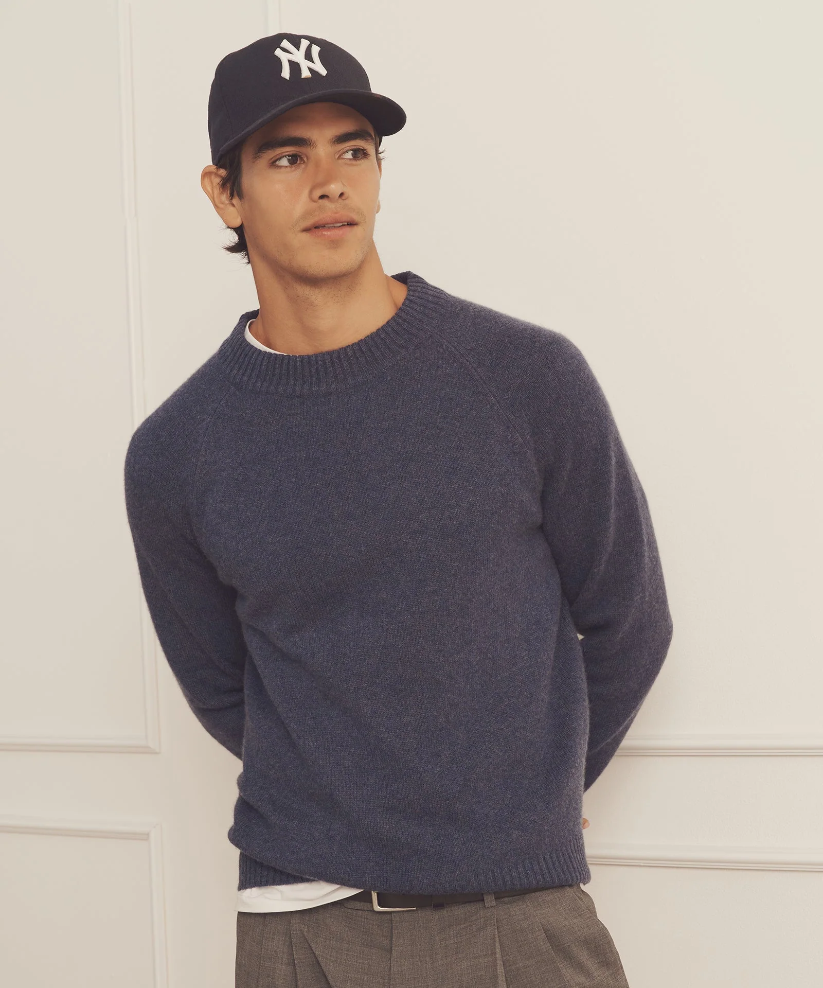 Luxe Cashmere Raglan Crewneck - Image 3