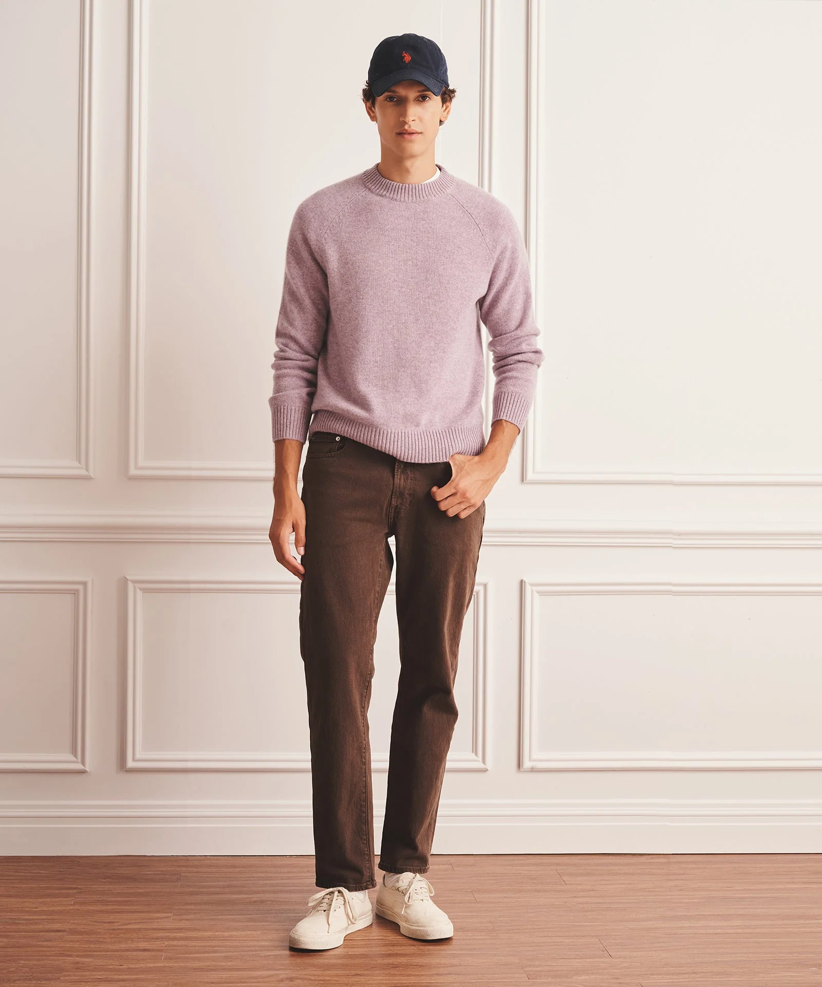 Luxe Cashmere Raglan Crewneck - Image 36