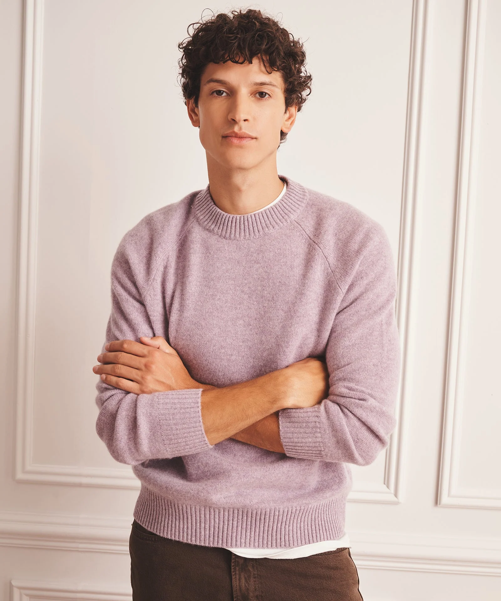 Luxe Cashmere Raglan Crewneck - Image 37
