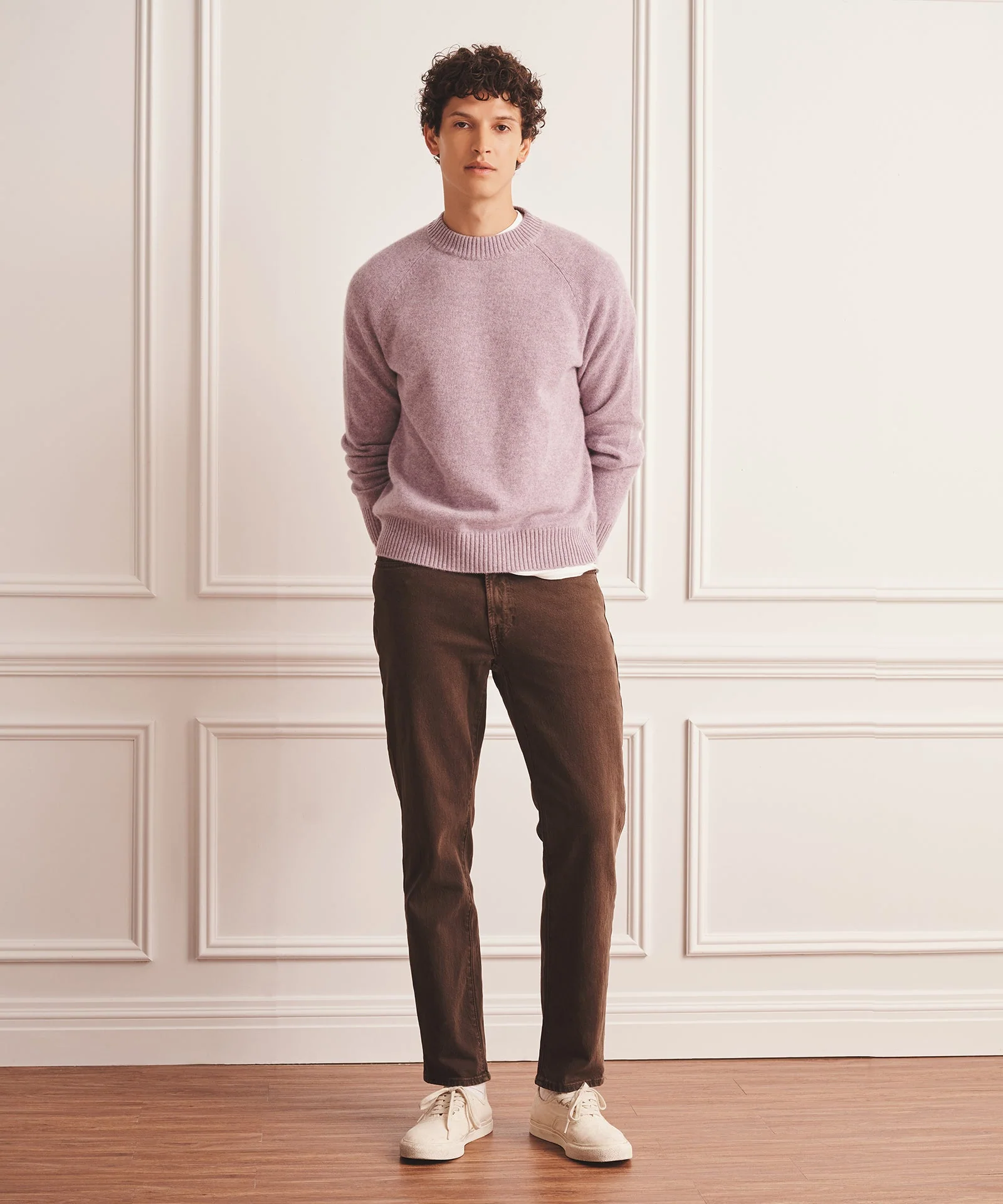 Luxe Cashmere Raglan Crewneck - Image 39