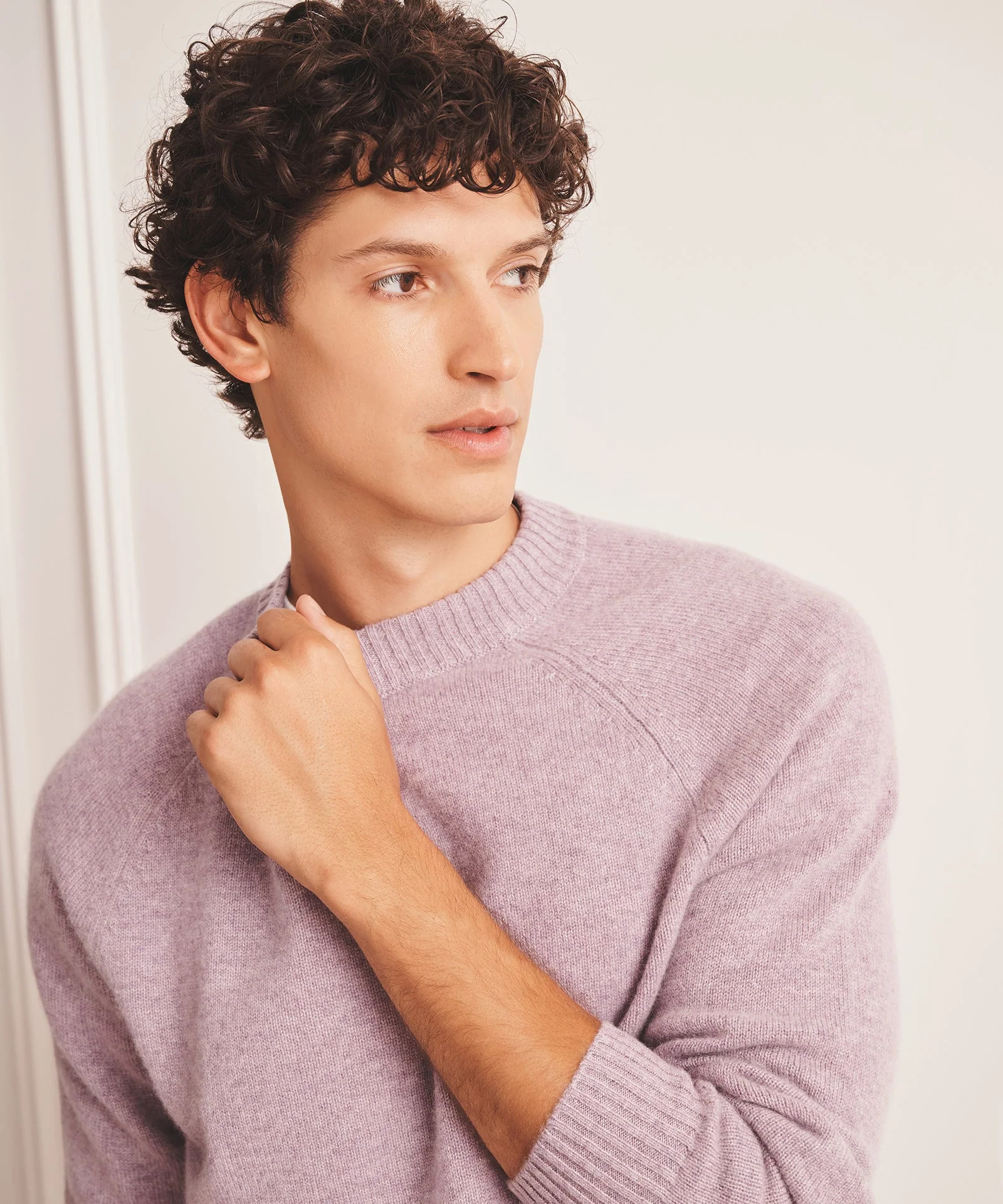 Luxe Cashmere Raglan Crewneck - Image 4