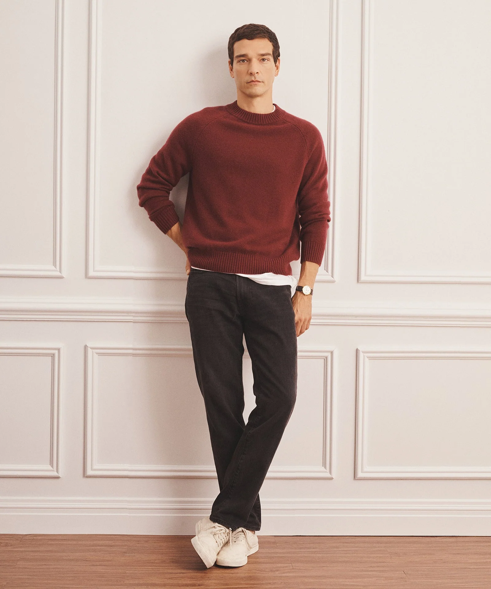 Luxe Cashmere Raglan Crewneck - Image 45