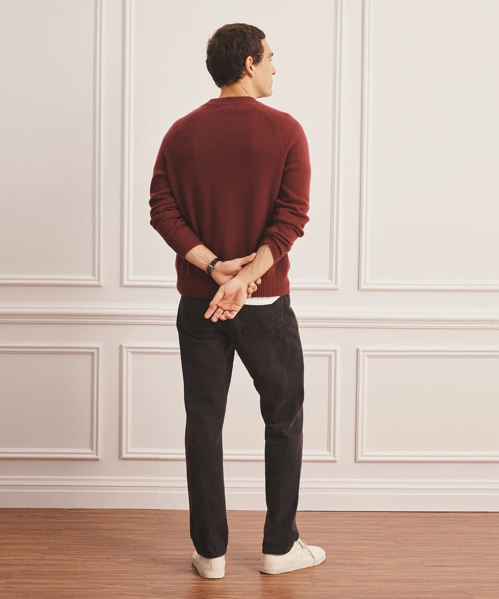 Luxe Cashmere Raglan Crewneck - Image 47