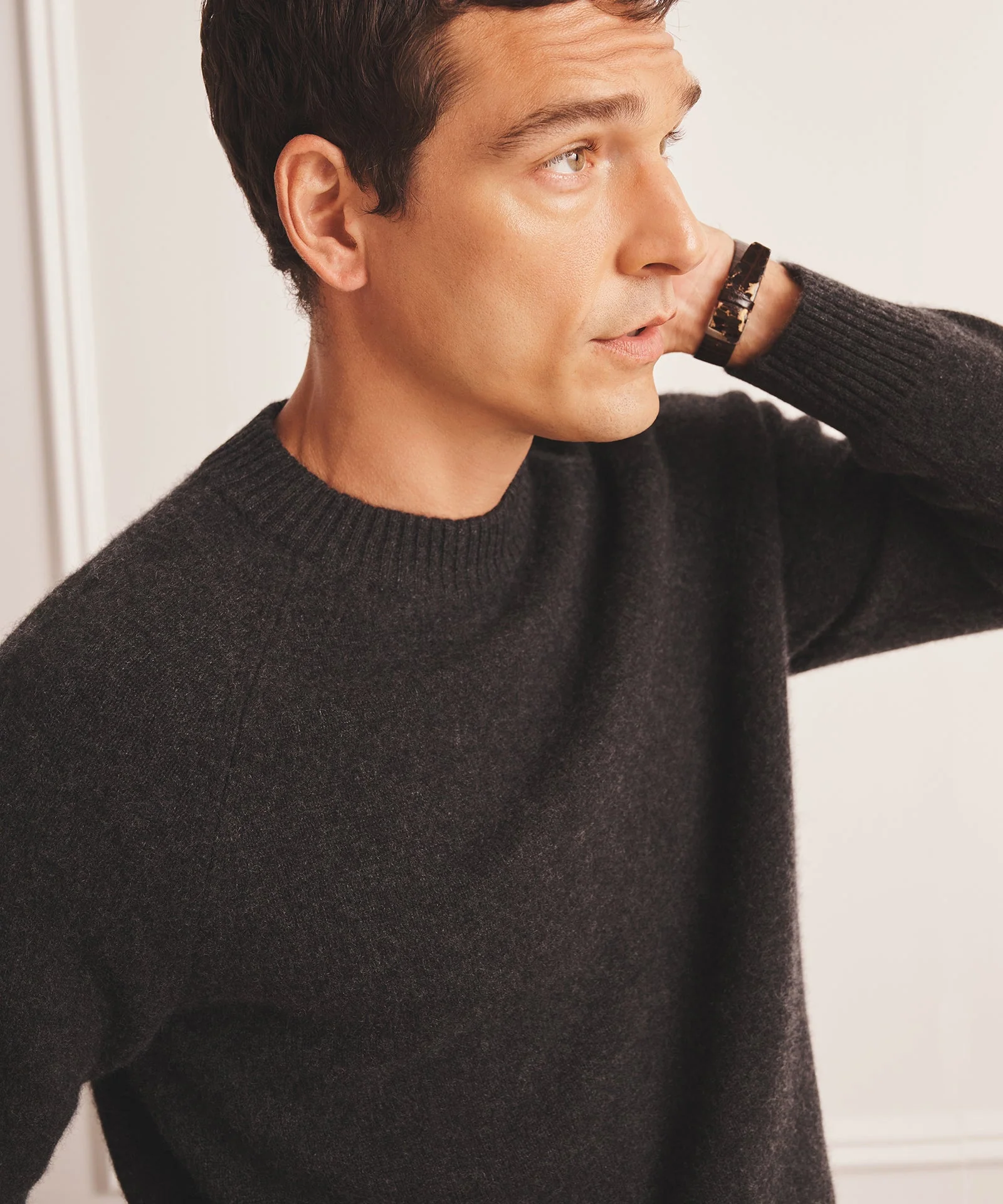 Luxe Cashmere Raglan Crewneck - Image 49