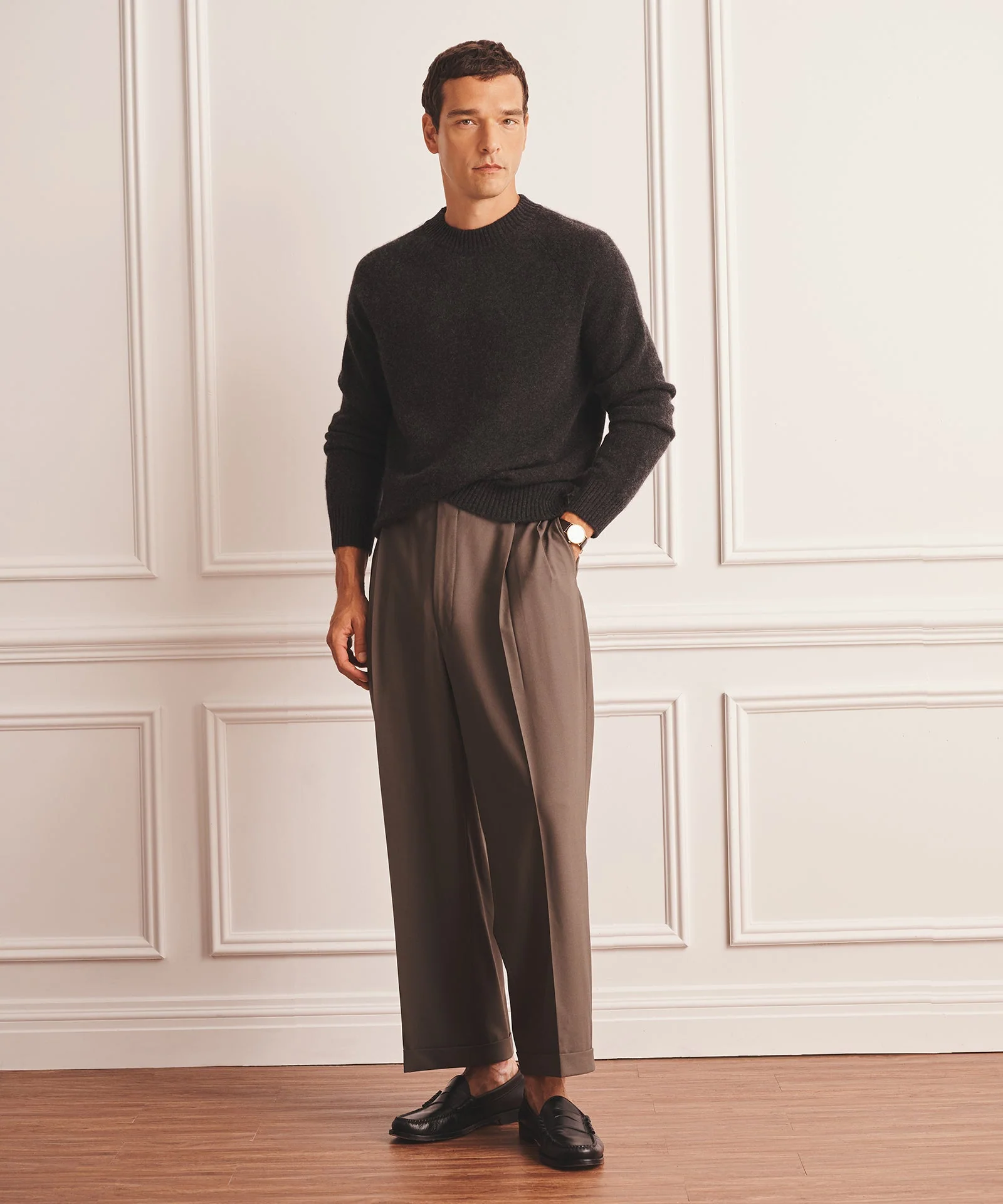 Luxe Cashmere Raglan Crewneck - Image 50
