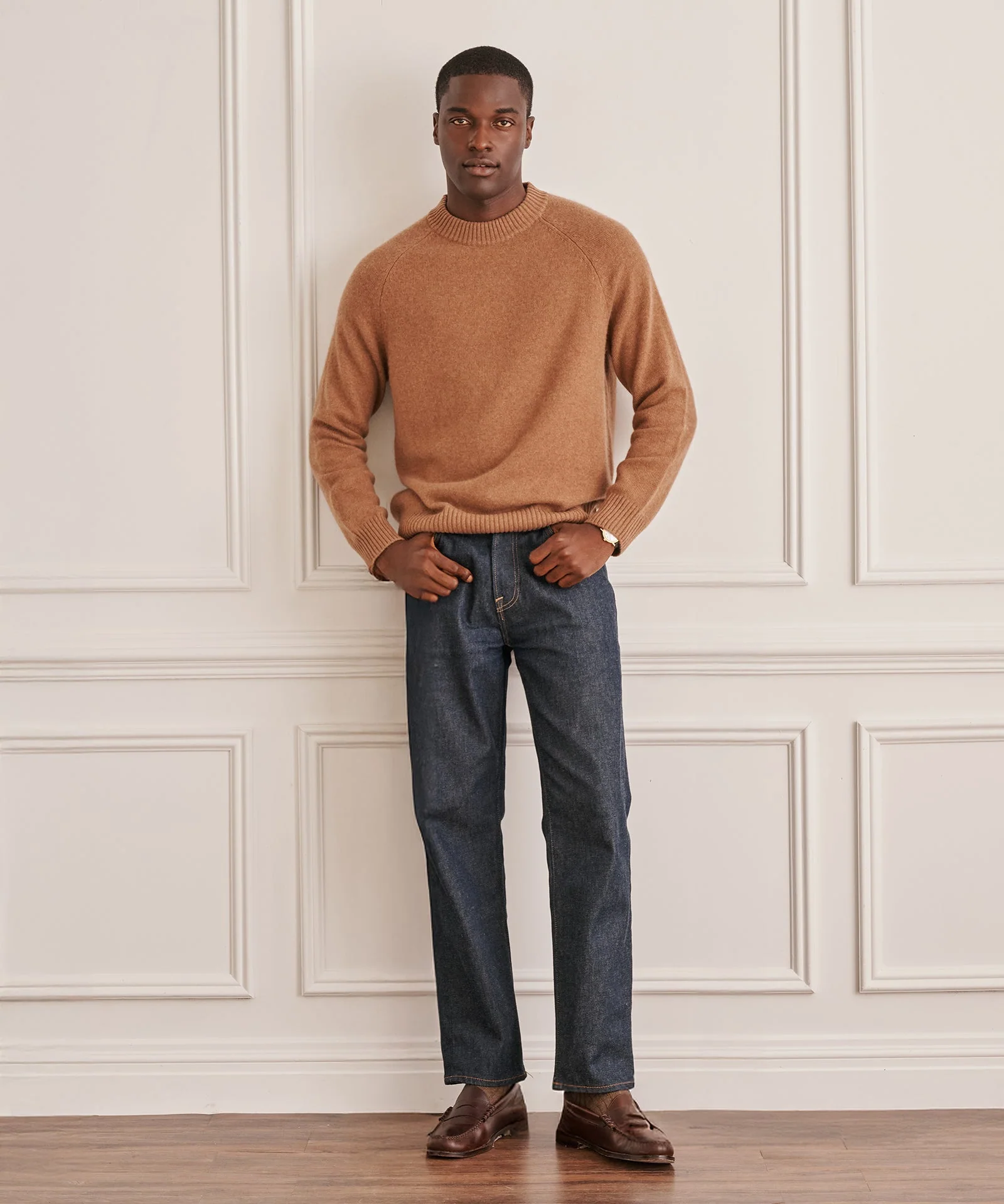 Luxe Cashmere Raglan Crewneck - Image 54