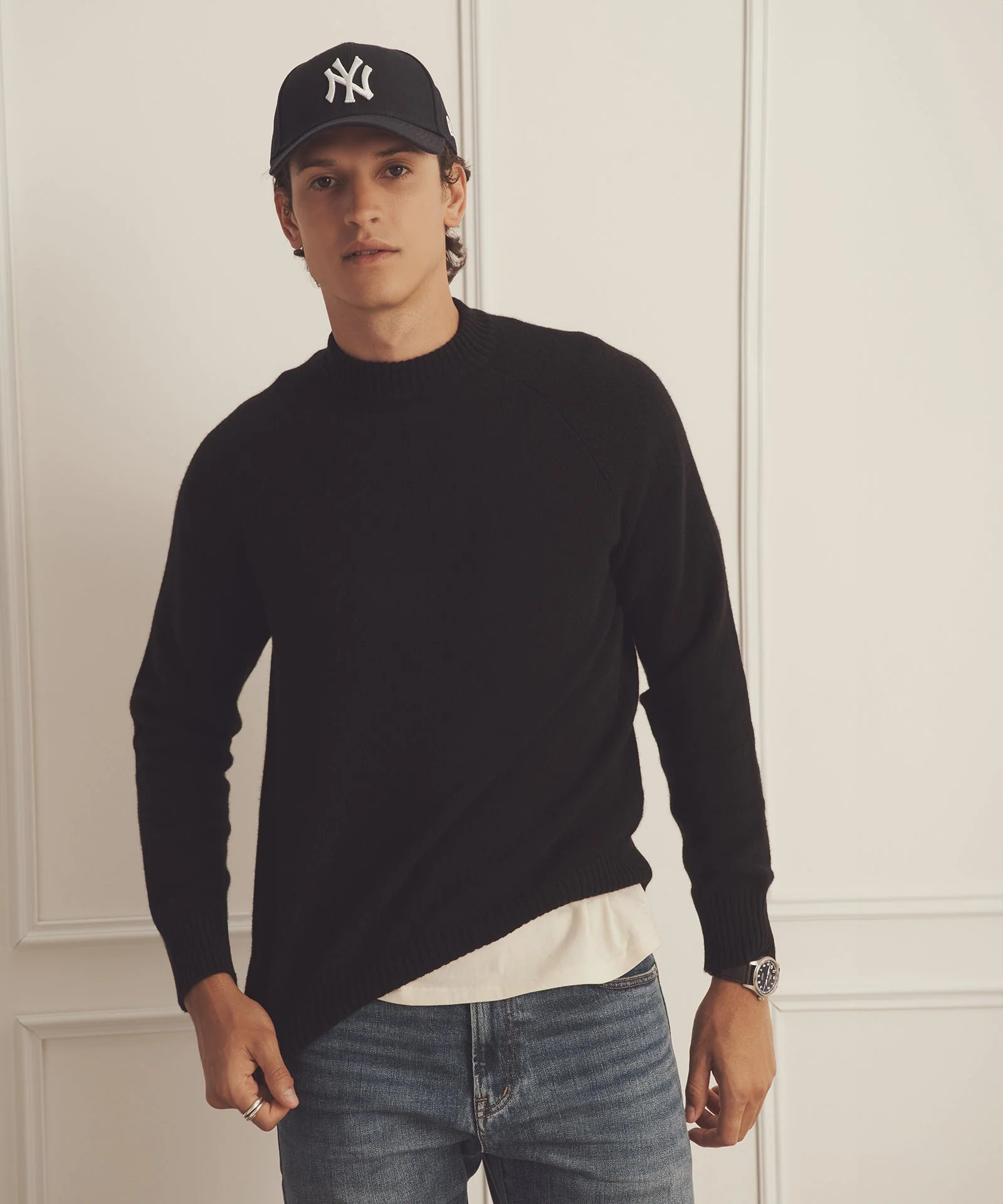 Luxe Cashmere Raglan Crewneck - Image 8