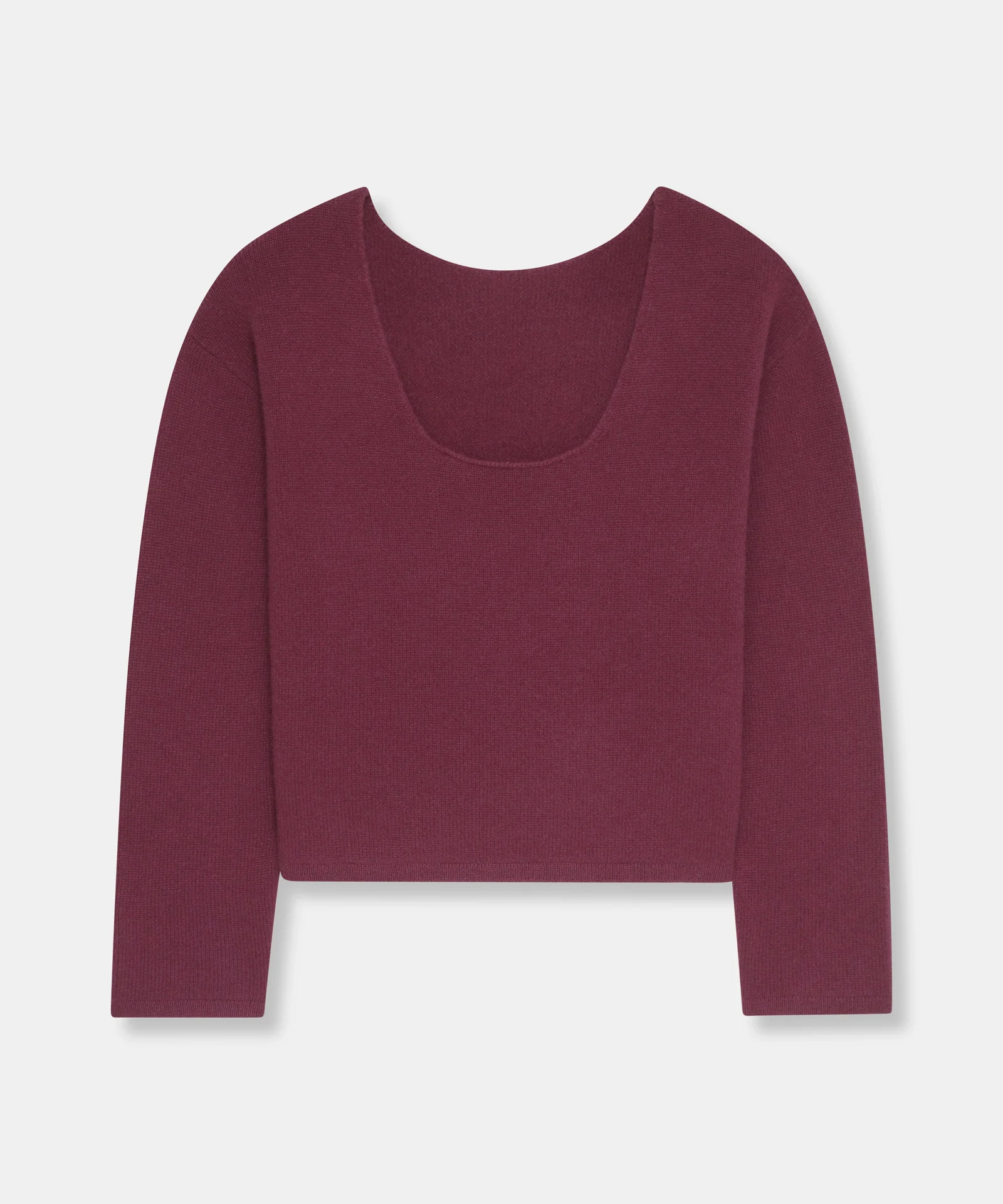 Reversible Cashmere Boatneck Sweater - Image 7