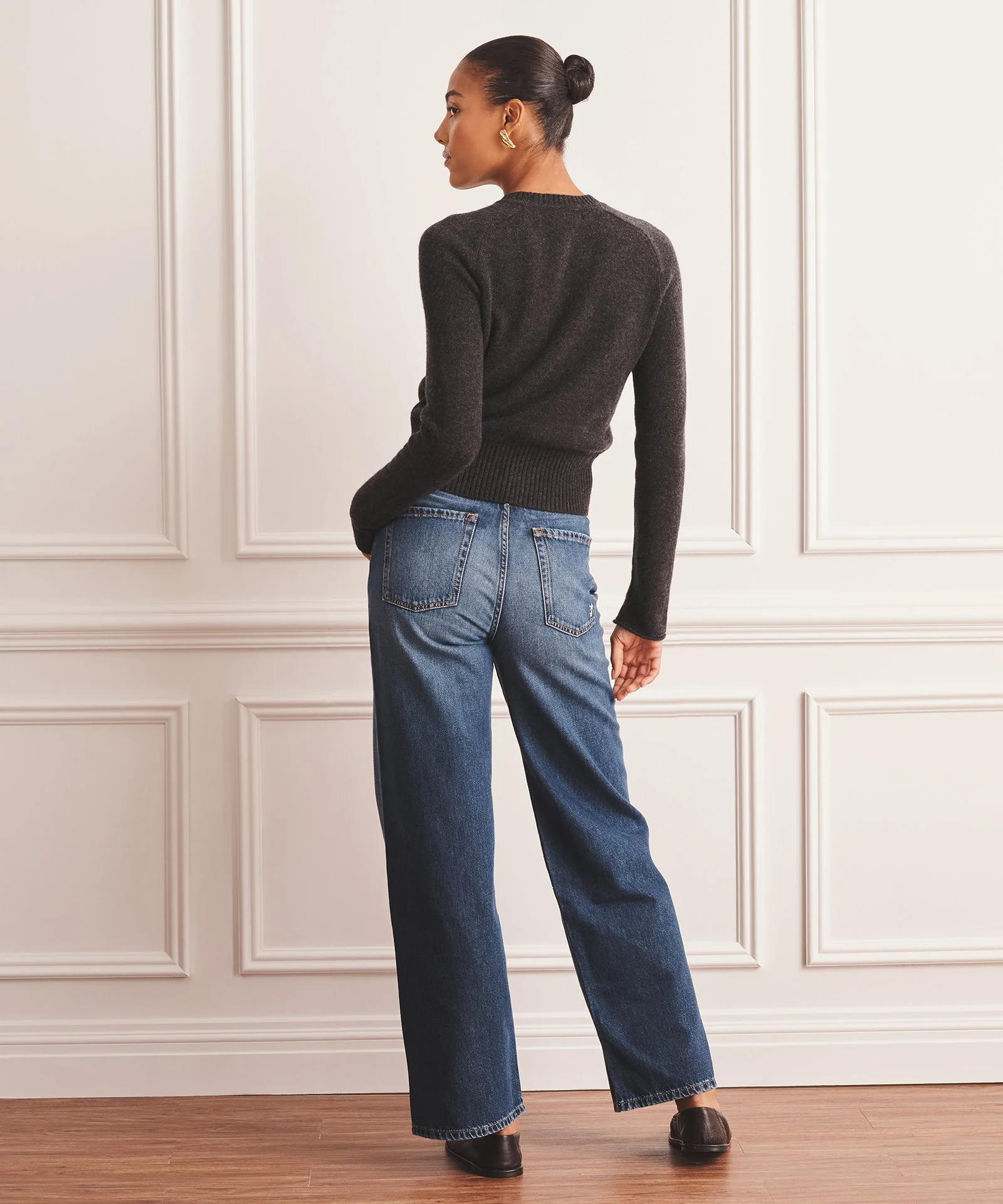 Saddle Cashmere Crewneck Sweater - Image 22