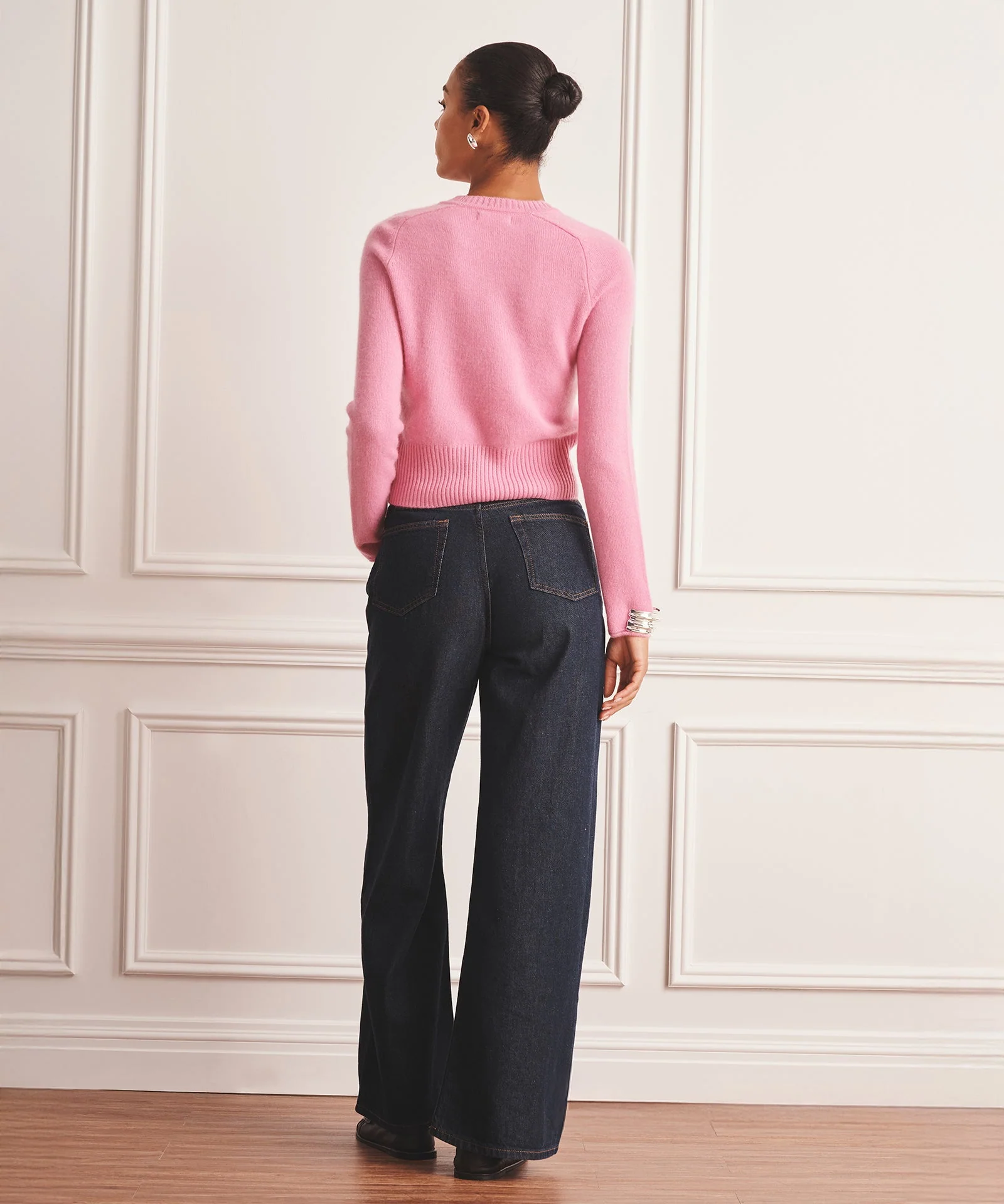Saddle Cashmere Crewneck Sweater - Image 26
