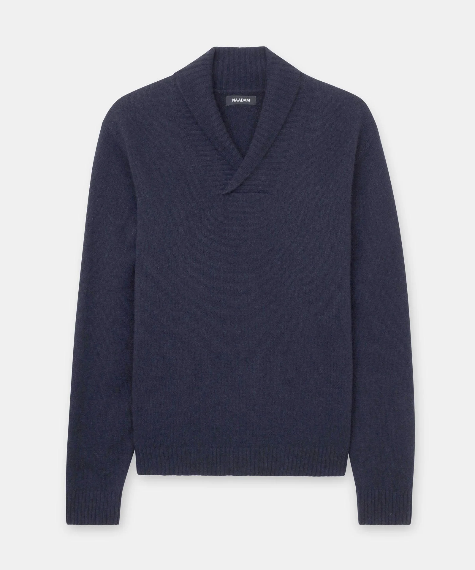 Luxe Cashmere Shawl Collar Pullover - Image 12