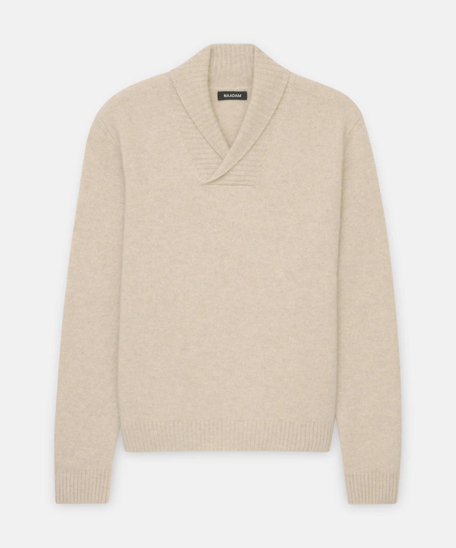 Luxe Cashmere Shawl Collar Pullover - Image 9