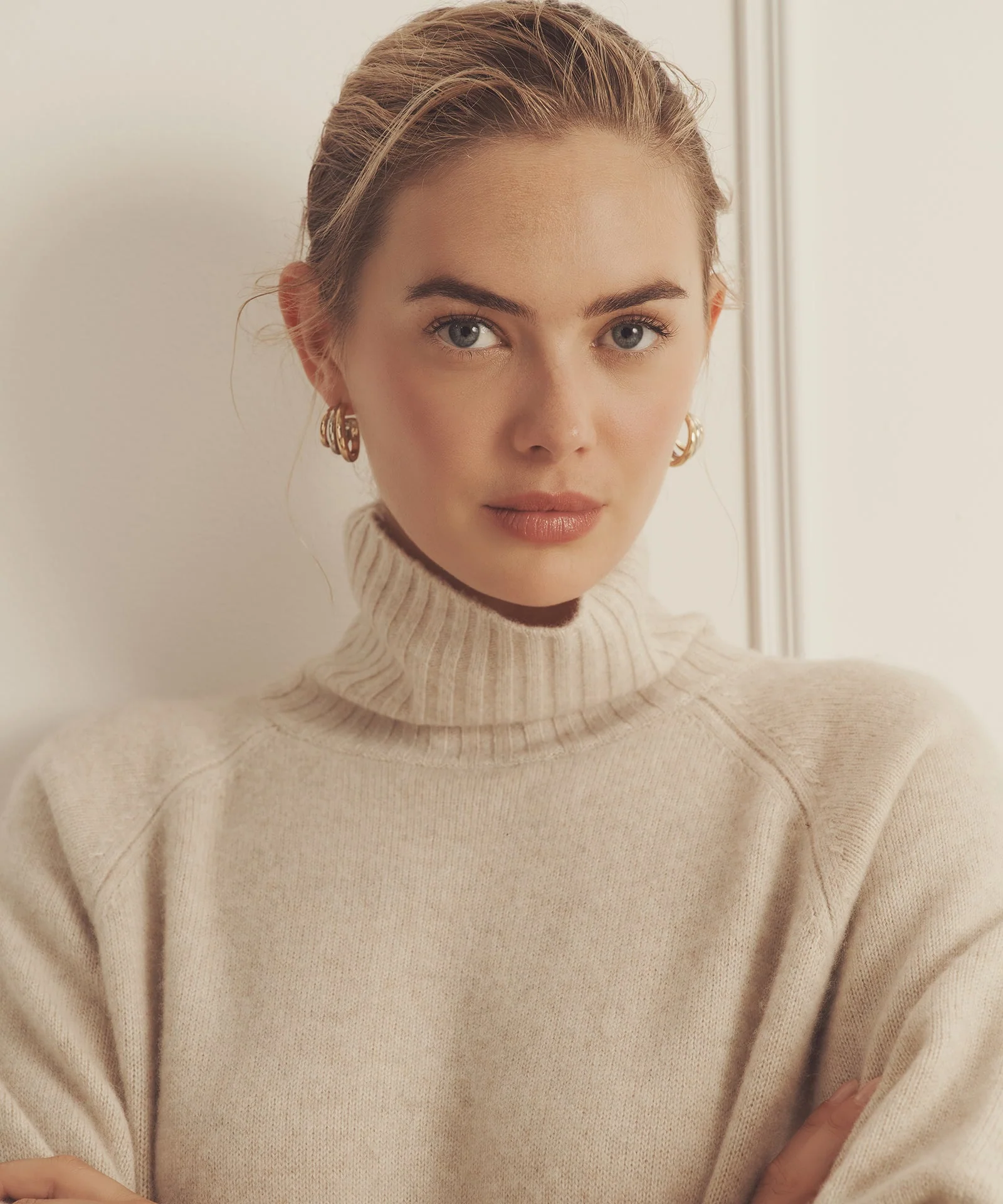 Luxe Cashmere Turtleneck Dress - Image 17