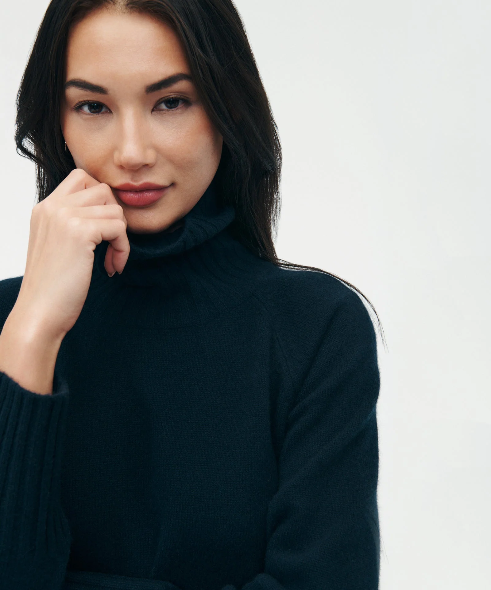 Luxe Cashmere Turtleneck Dress - Image 3