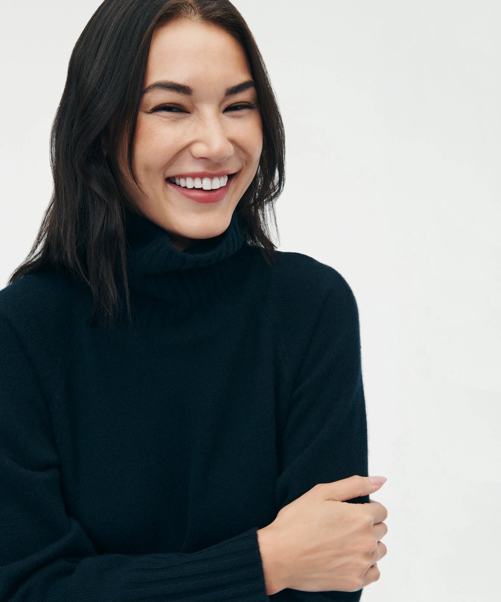 Luxe Cashmere Turtleneck Dress - Image 9