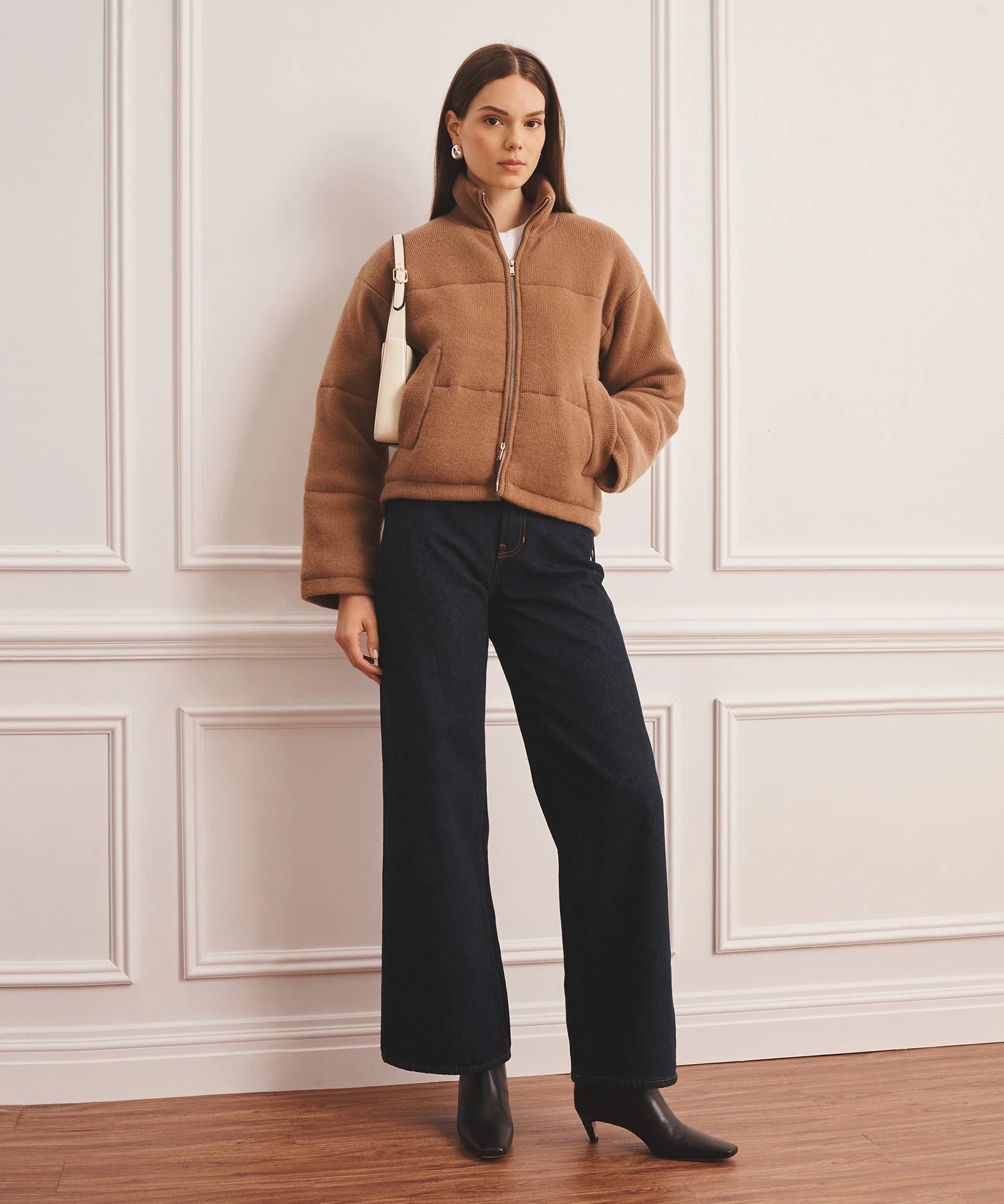 Luxe Cashmino Puffer Jacket - Image 3