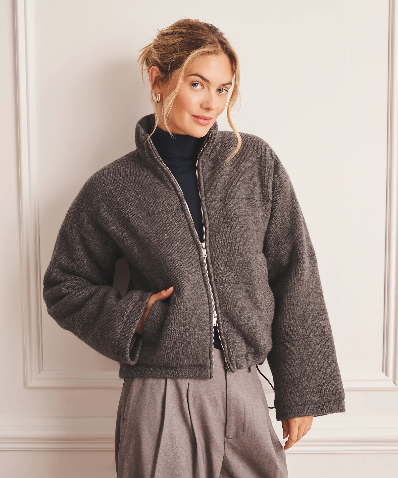 Luxe Cashmino Puffer Jacket - Image 6