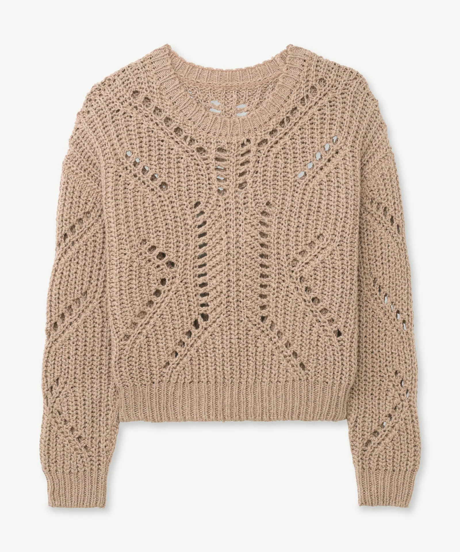 Luxe Chunky Cotton Novelty Pointelle Crew - Image 13