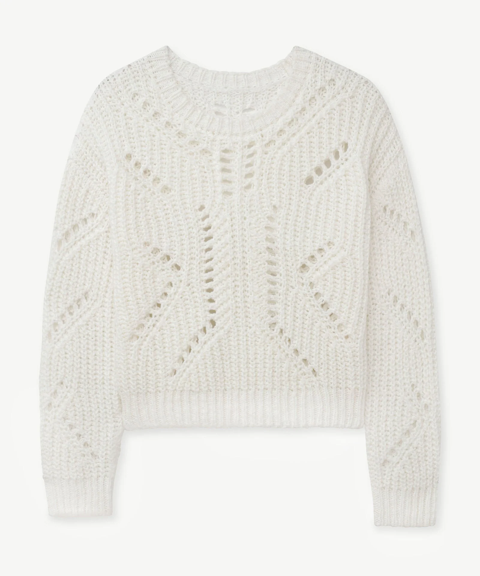 Luxe Chunky Cotton Novelty Pointelle Crew - Image 14
