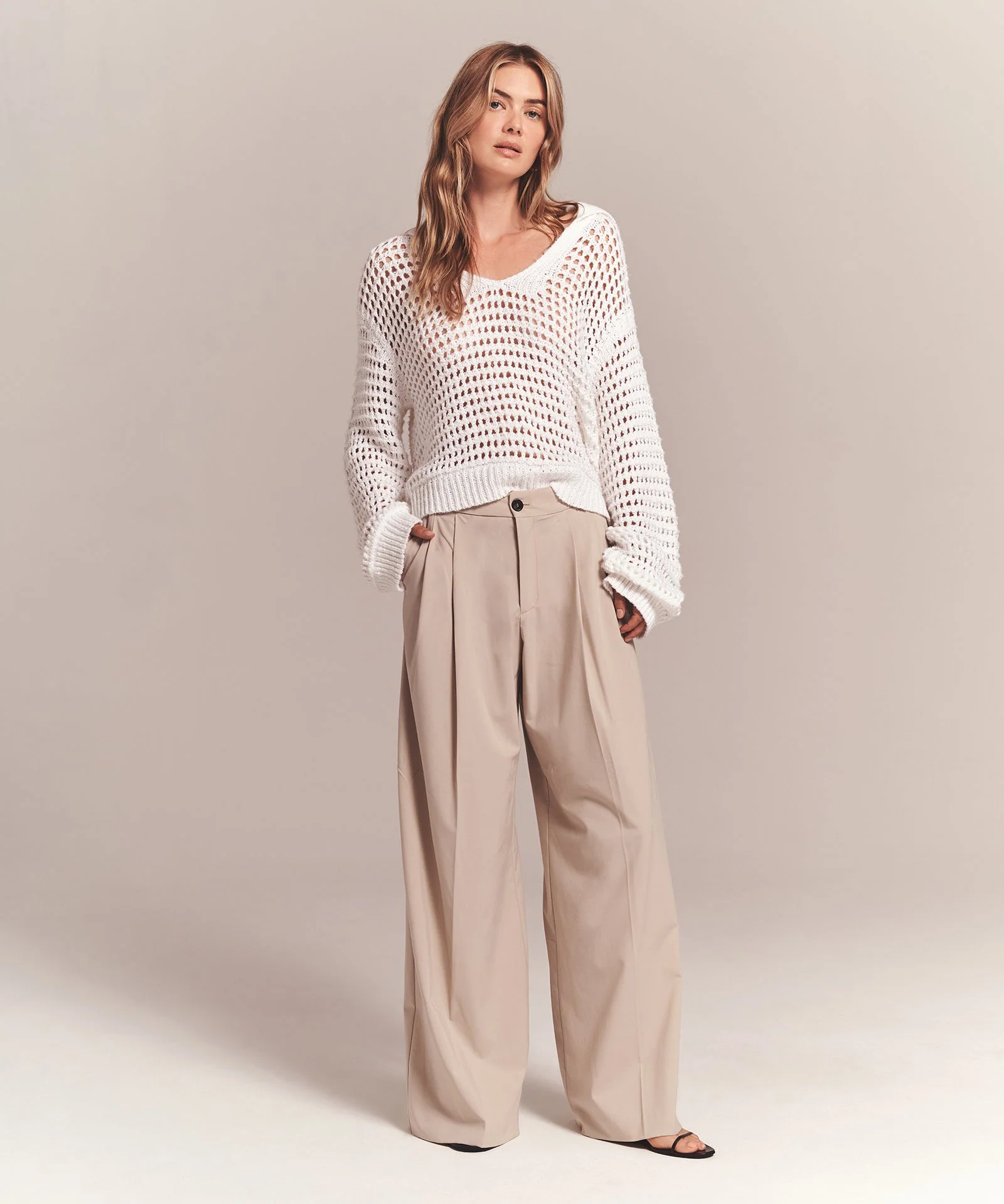 Luxe Chunky Cotton Pointelle Stitch Polo - Image 5