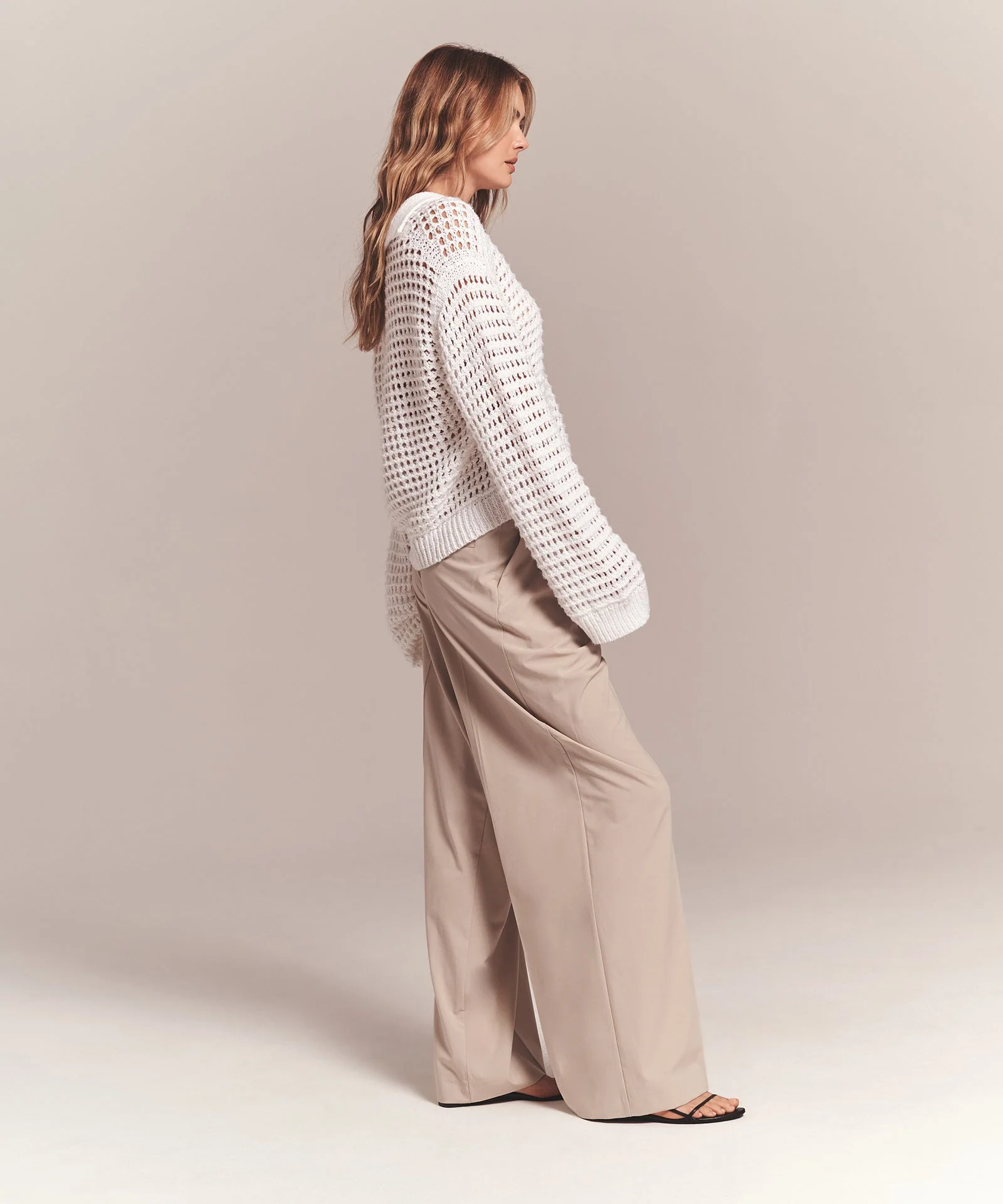 Luxe Chunky Cotton Pointelle Stitch Polo - Image 7