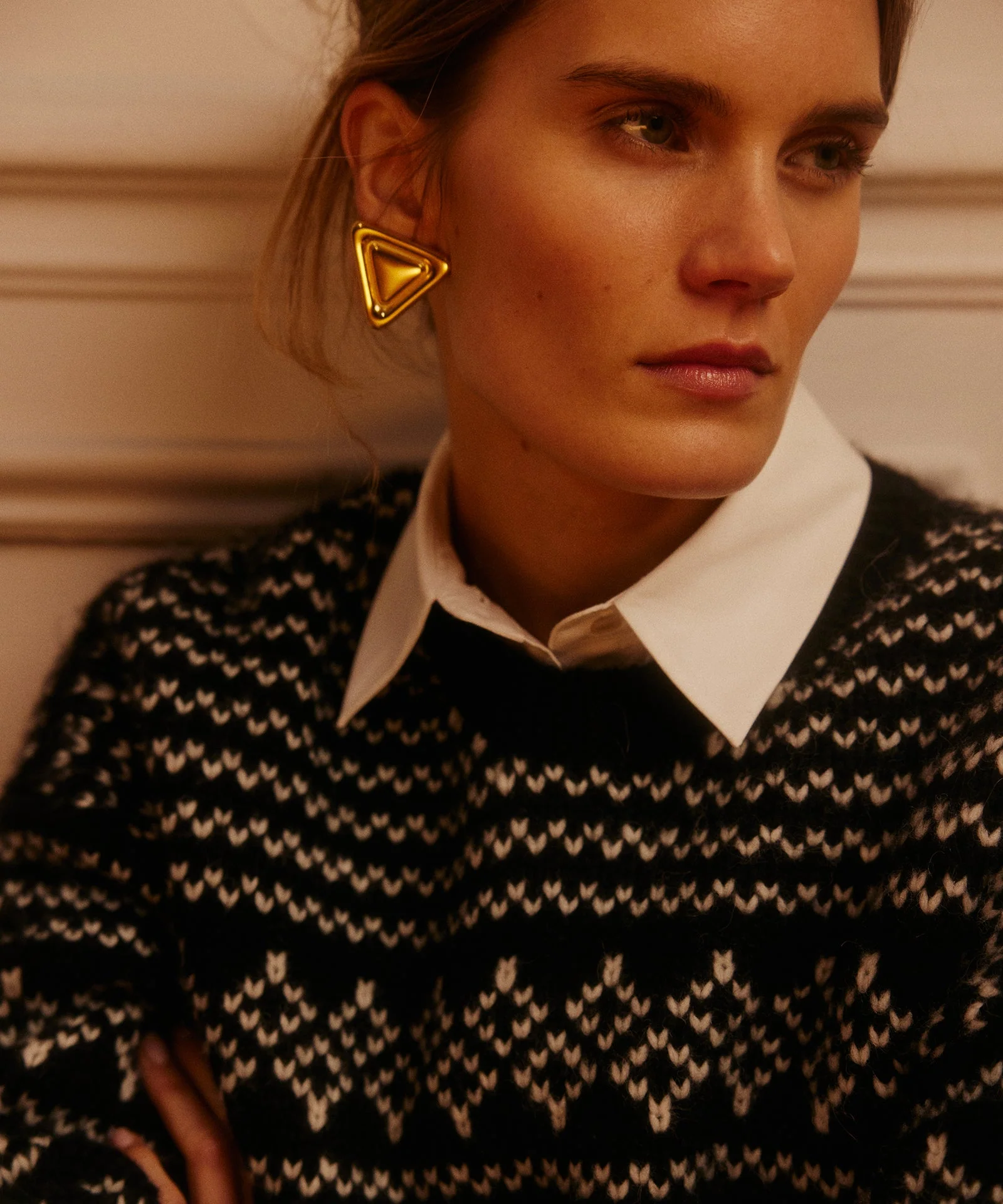 Luxe Lofty Alpaca Fair Isle Crewneck - Image 2