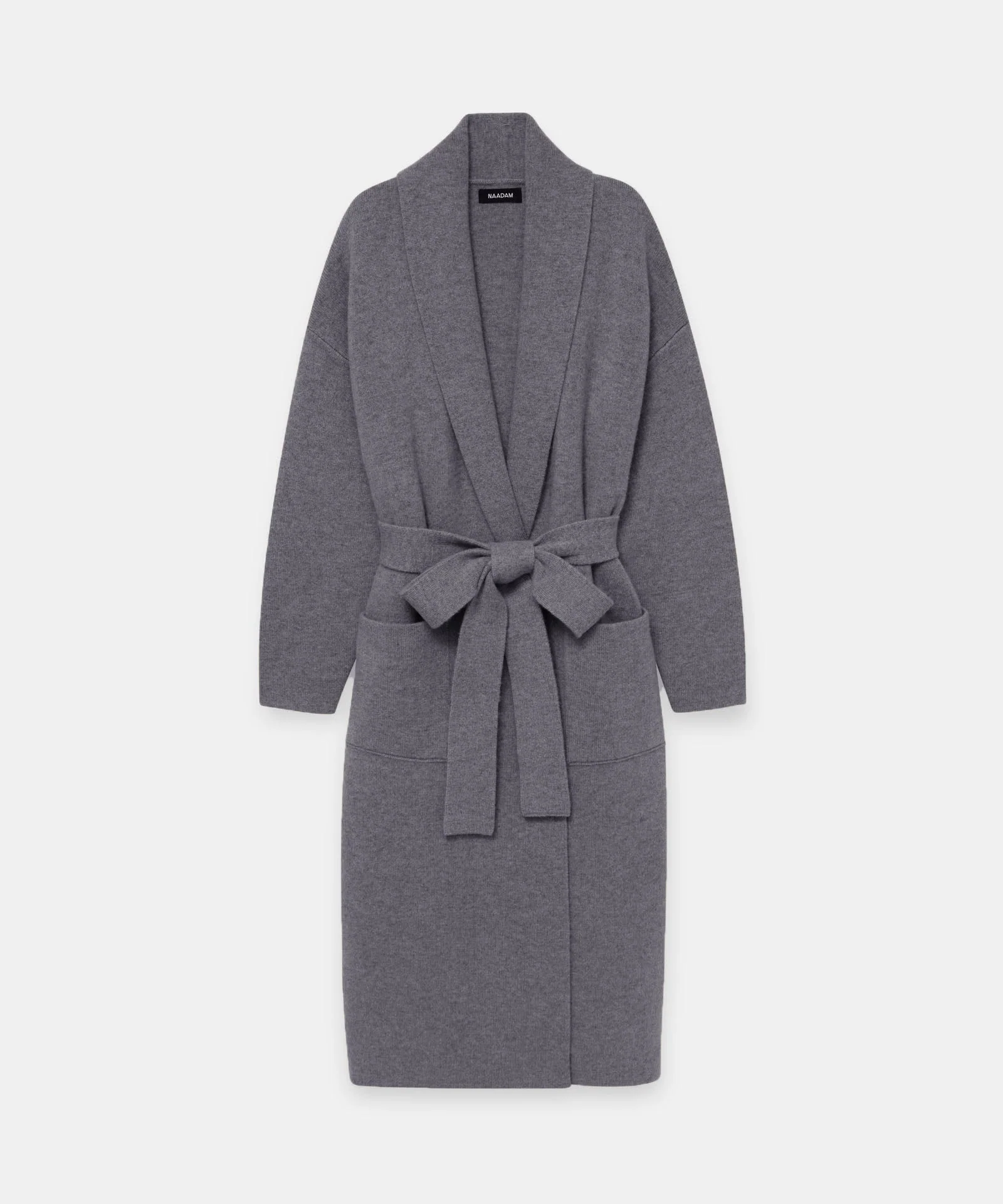 Luxe Merino Cashmere Tie Waist Coat - Image 20
