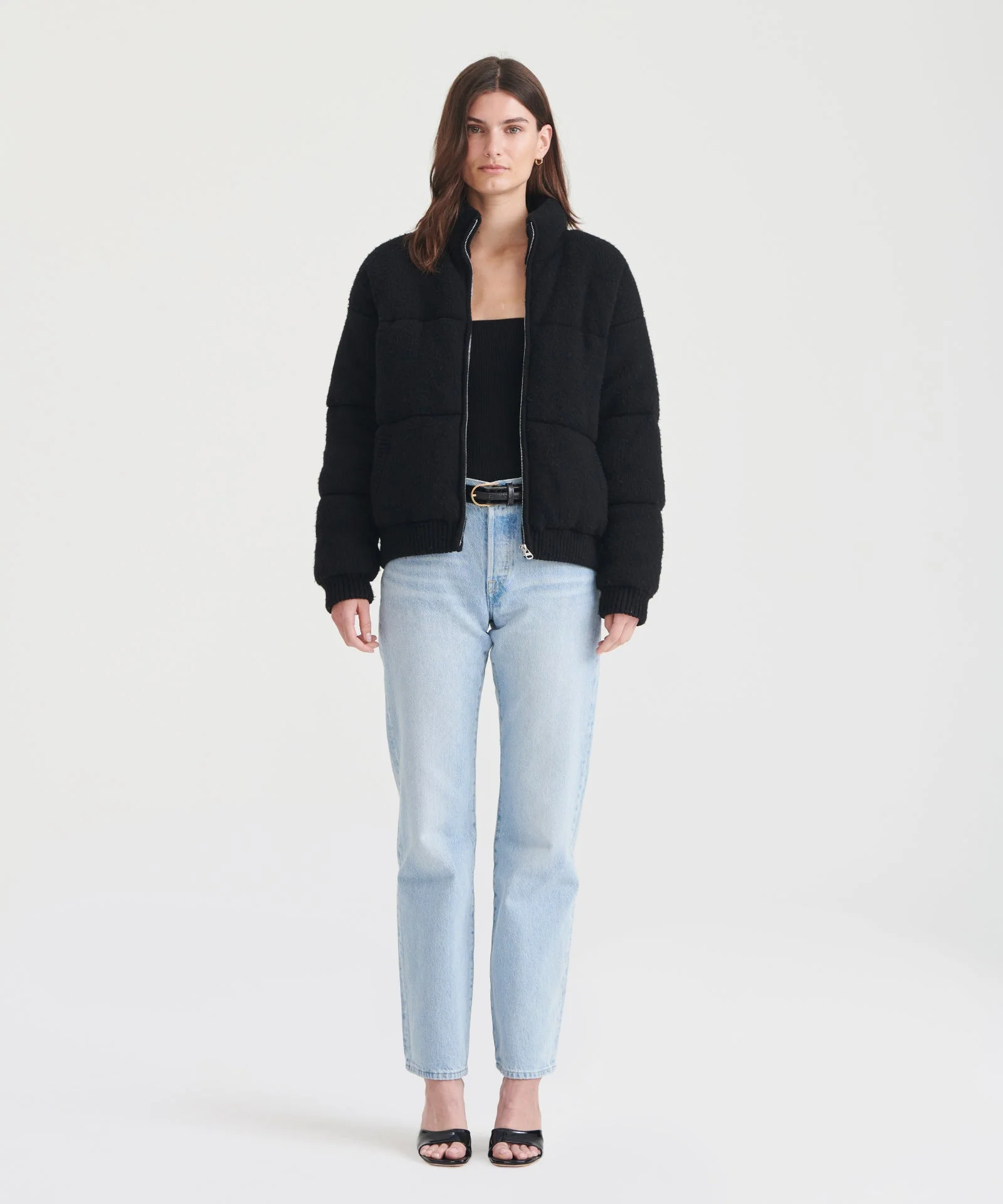 Merino Cashmere Puffer Jacket - Image 3