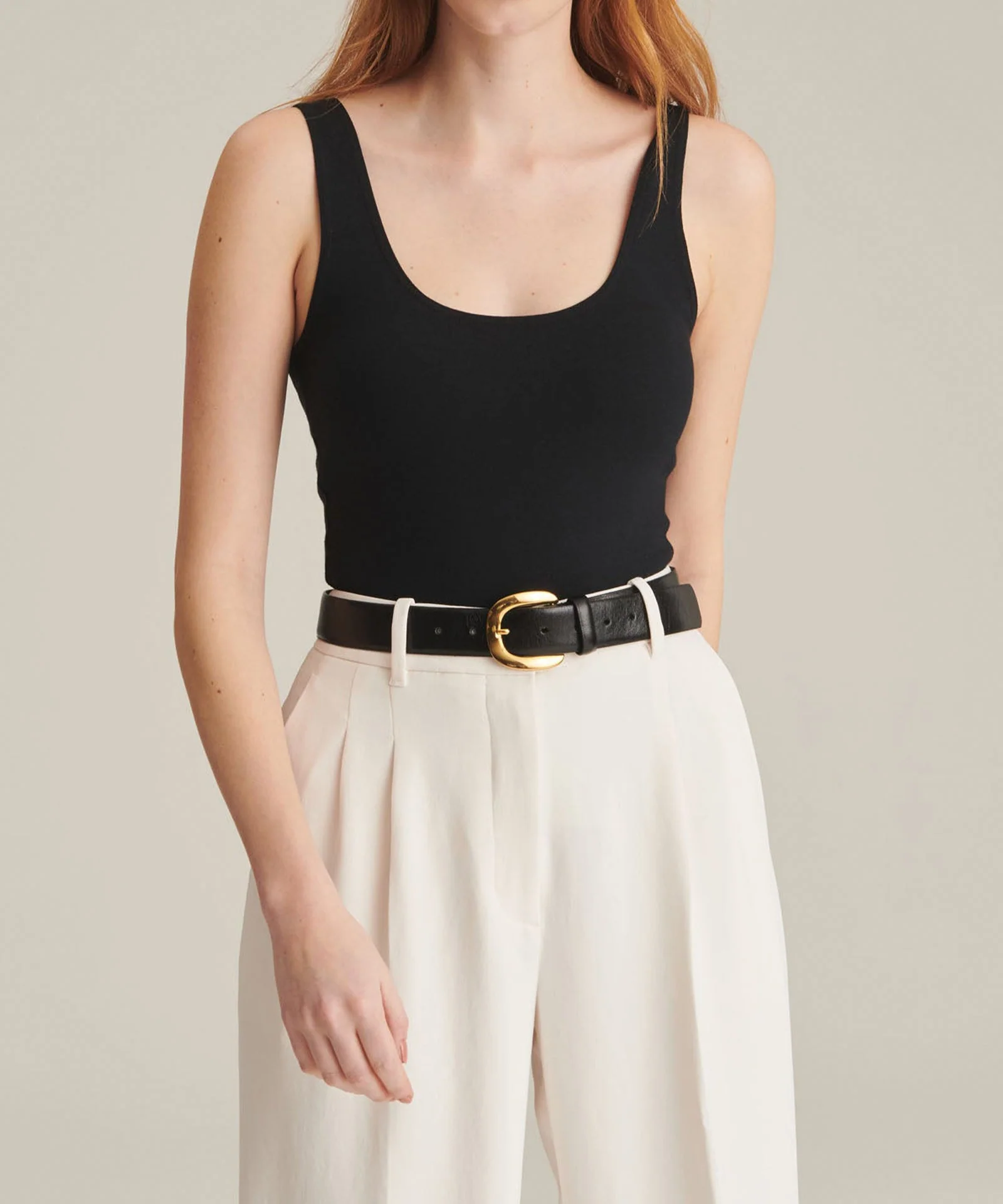 Modal Cashmere Sleeveless Bodysuit - Image 11