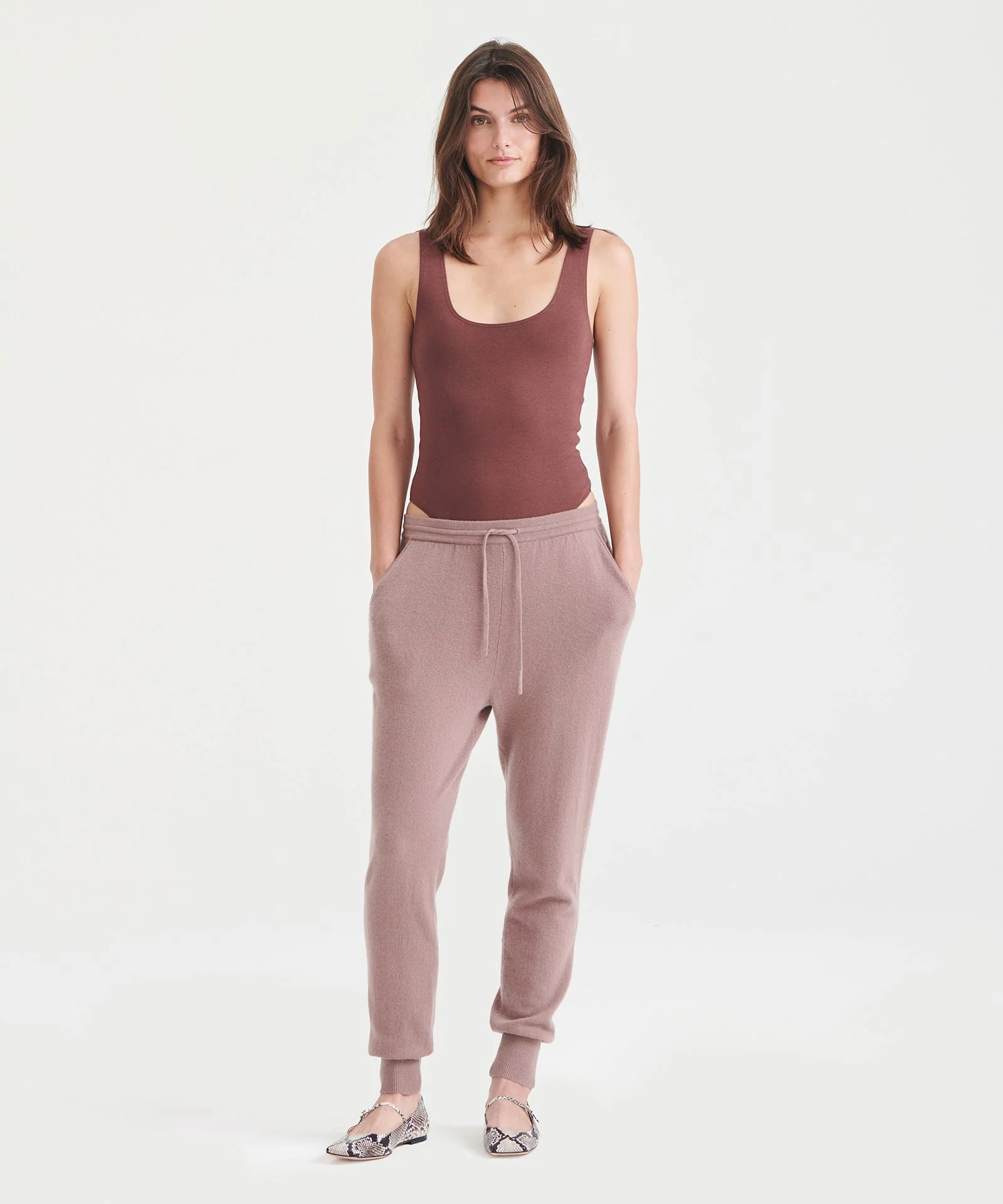 Modal Cashmere Sleeveless Bodysuit - Image 6