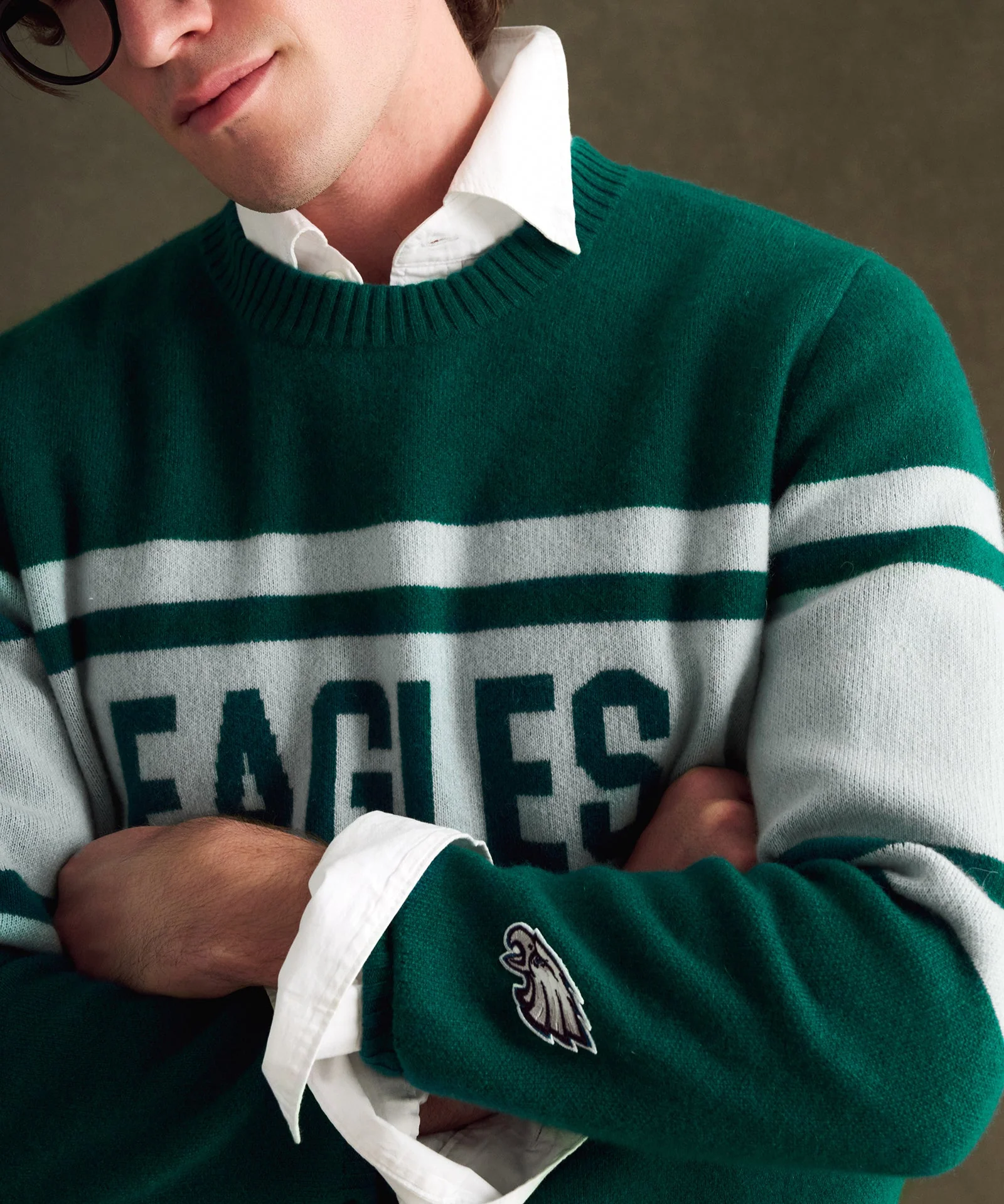 NFL Luxe Cashmere Crewneck Sweater - Image 47