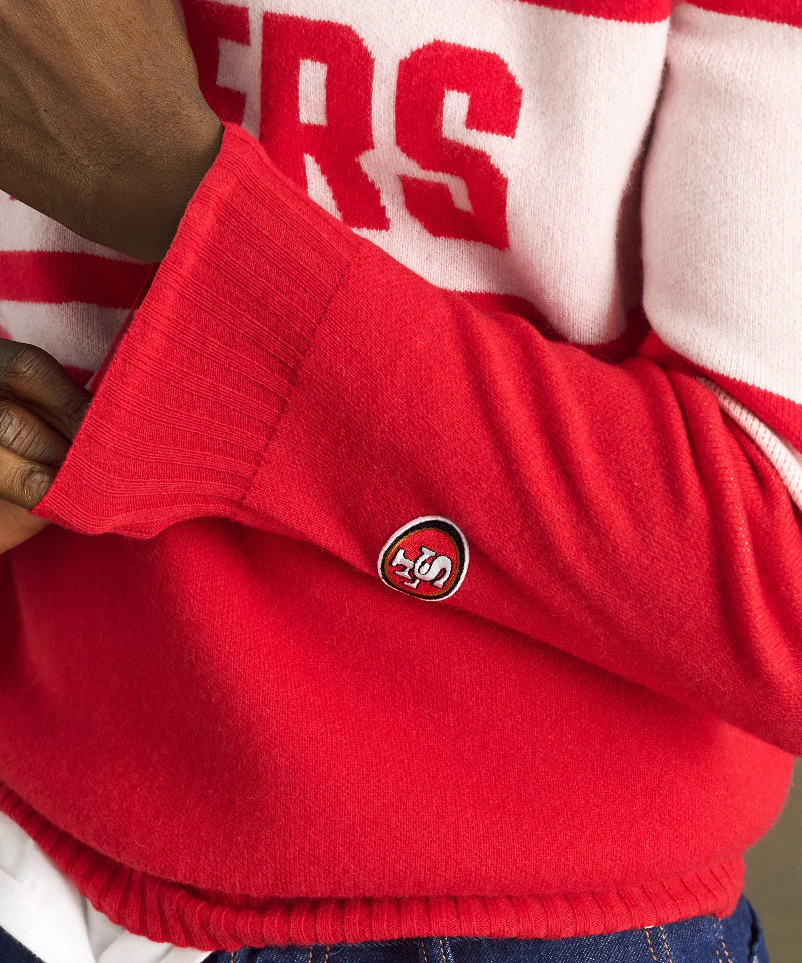 NFL Luxe Cashmere Crewneck Sweater - Image 55
