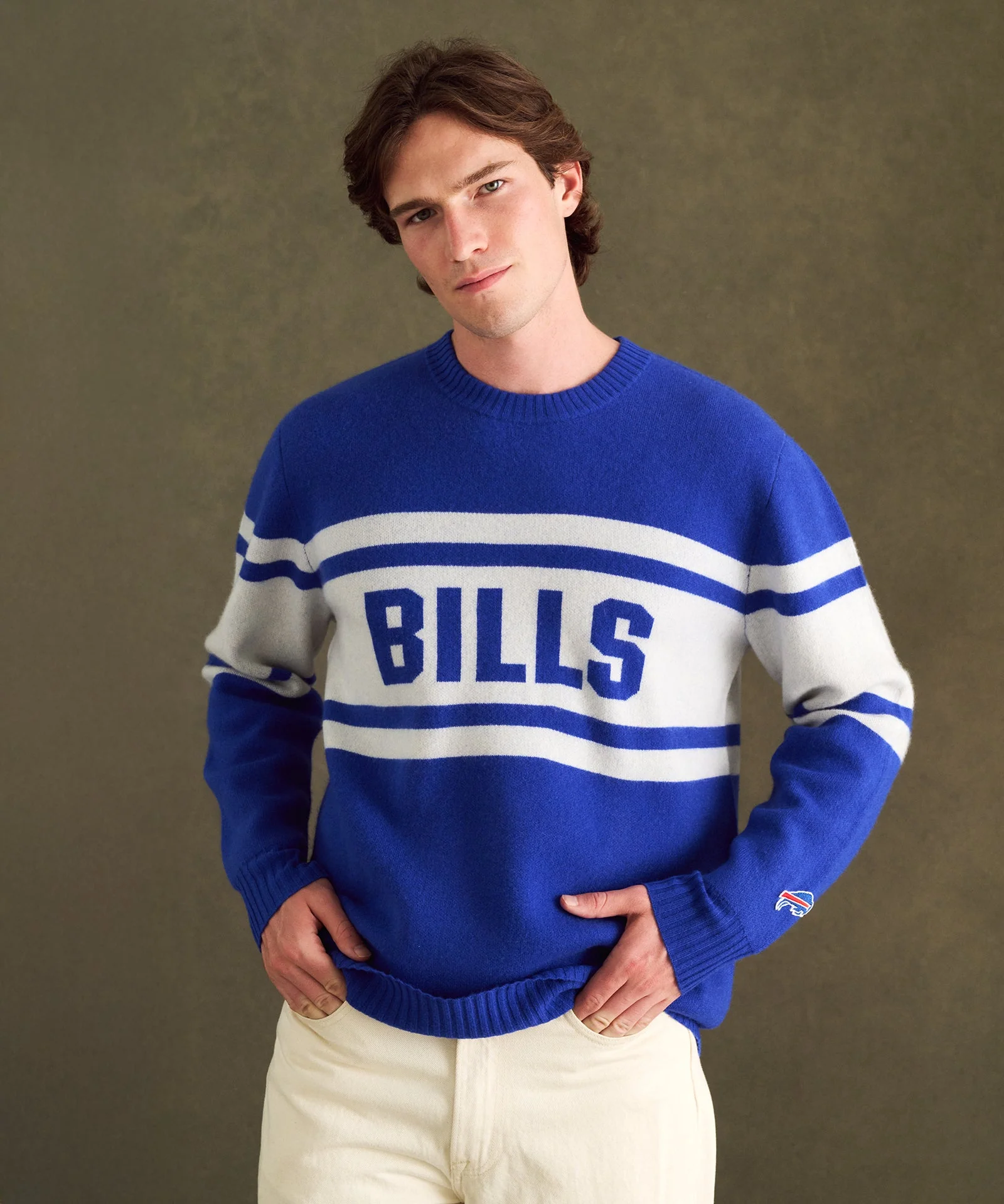 NFL Luxe Cashmere Crewneck Sweater - Image 9
