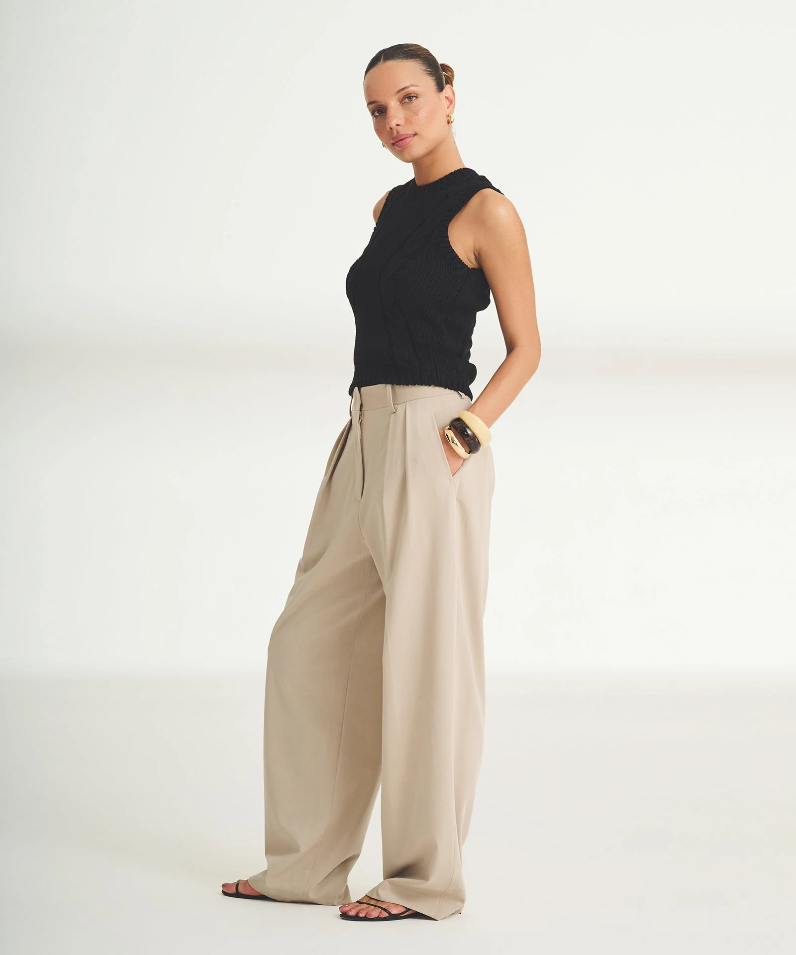 Luxe Cotton Racer Tank - Image 6