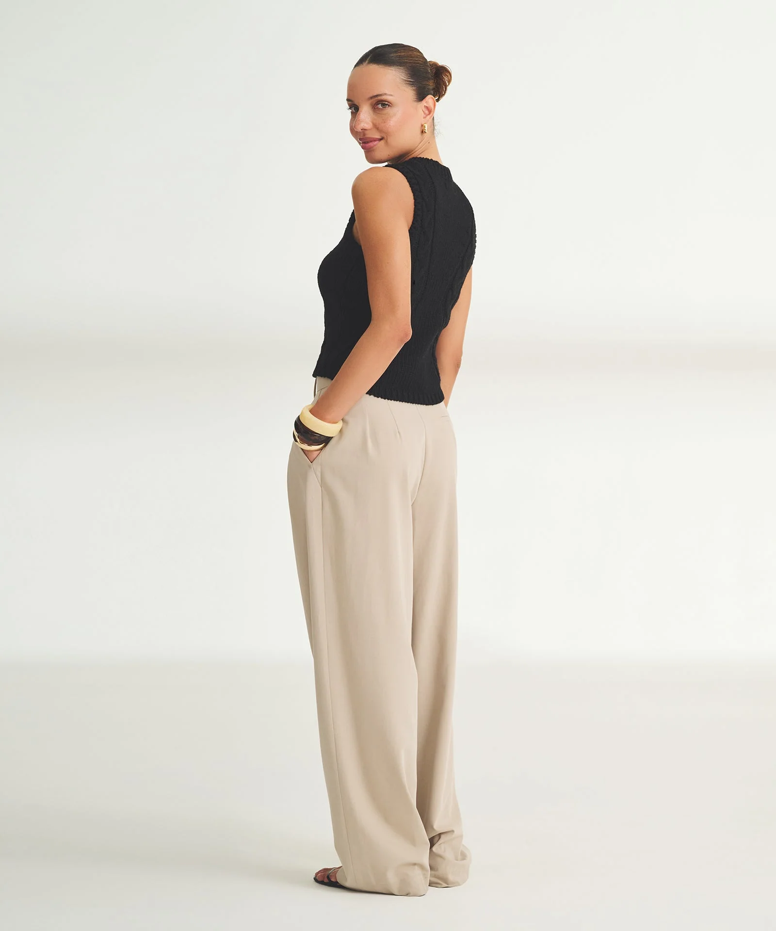 Luxe Cotton Racer Tank - Image 7