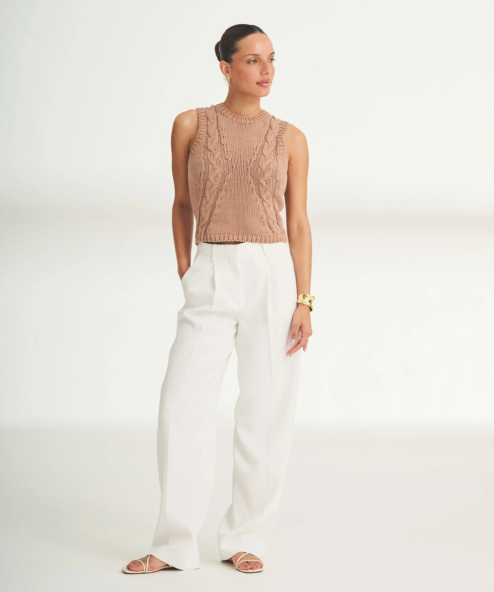 Luxe Cotton Racer Tank - Image 9