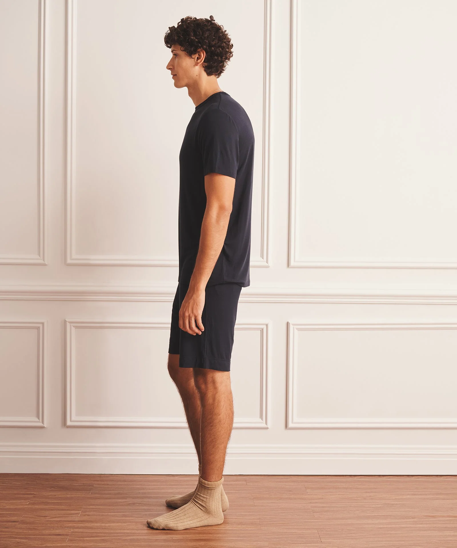 Breathable Short Sleeve Sleep Tee - Image 11