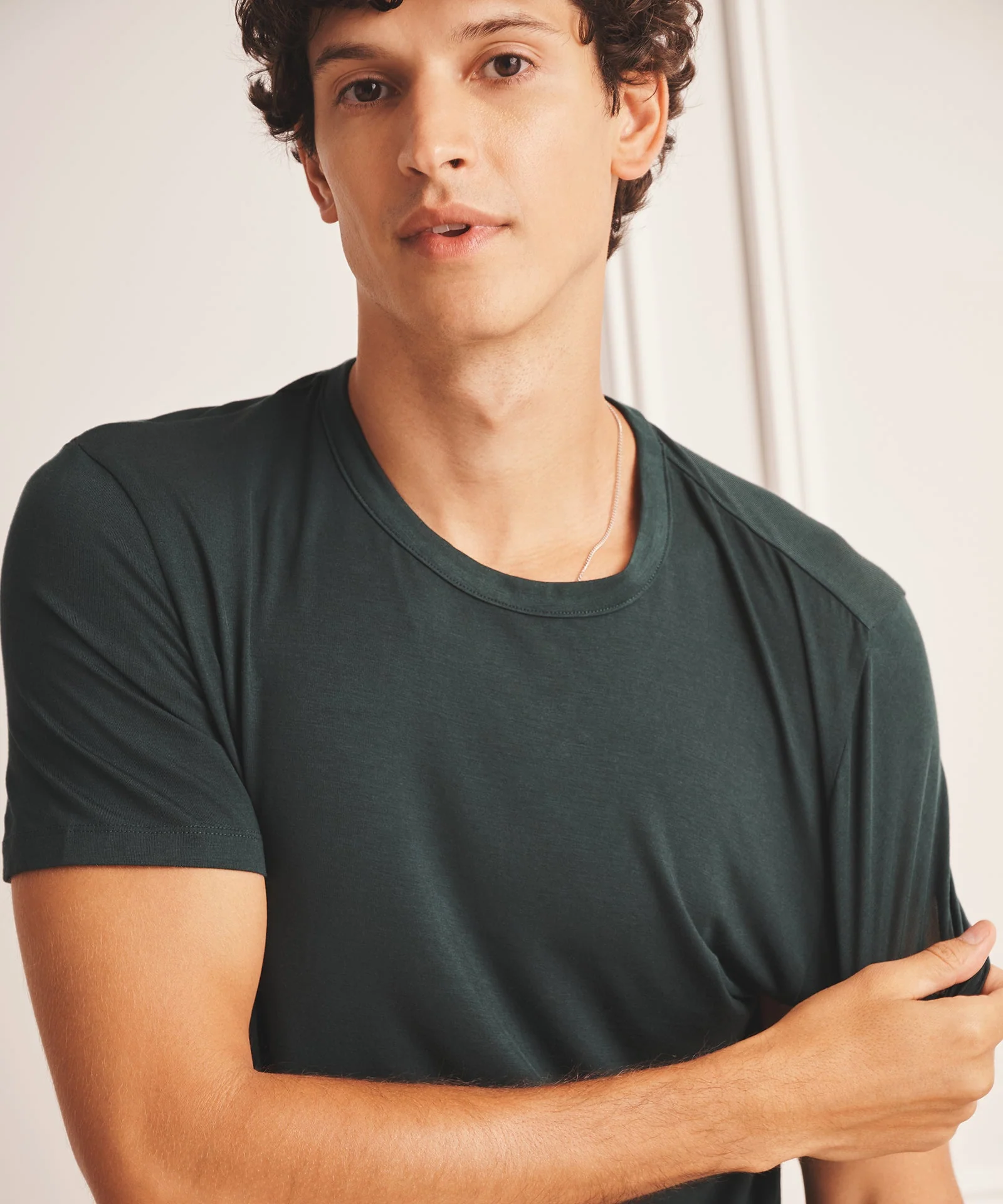 Breathable Short Sleeve Sleep Tee - Image 14